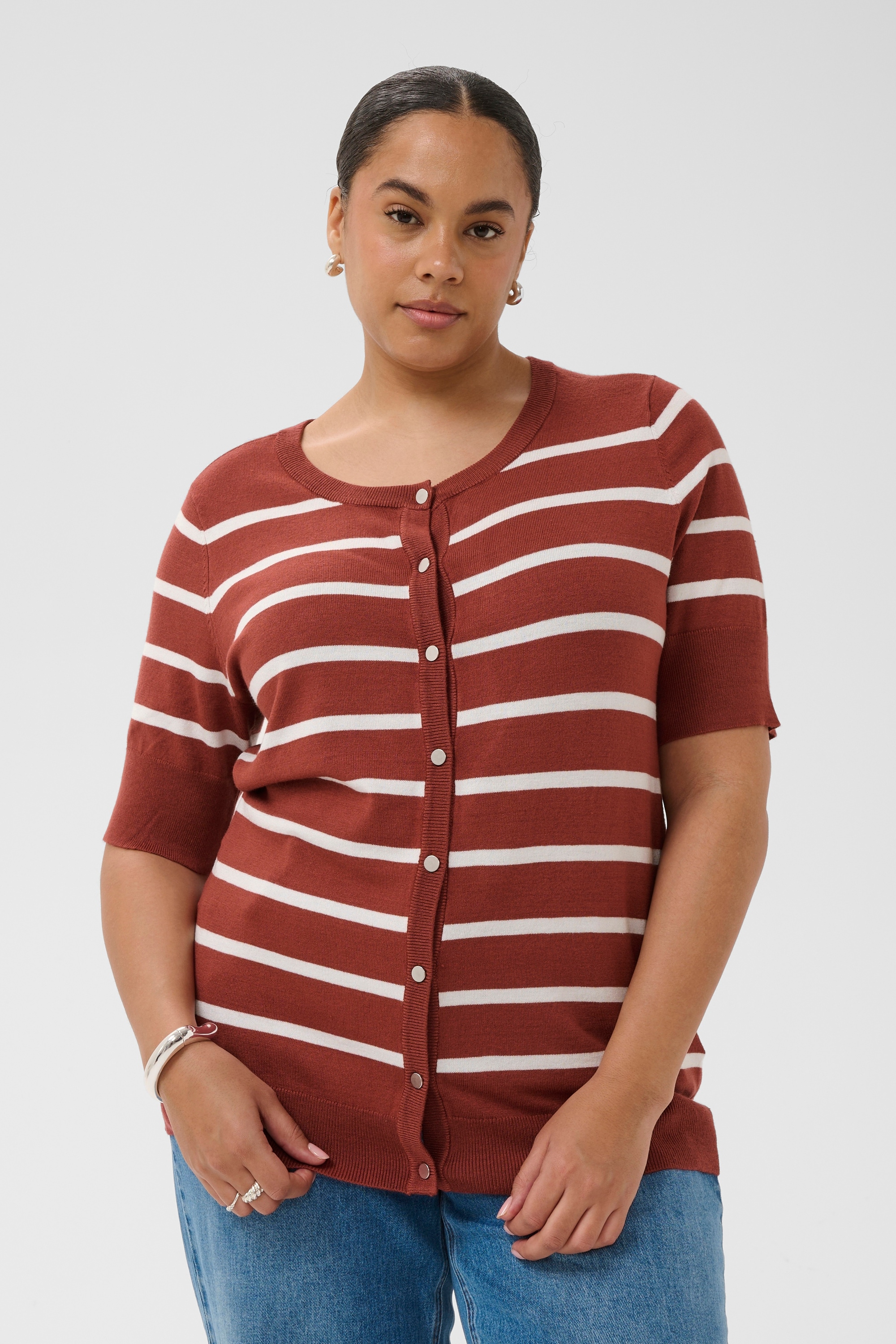 KAFFE Curve Strickjacke »Damen Strickjacke KClizzy«