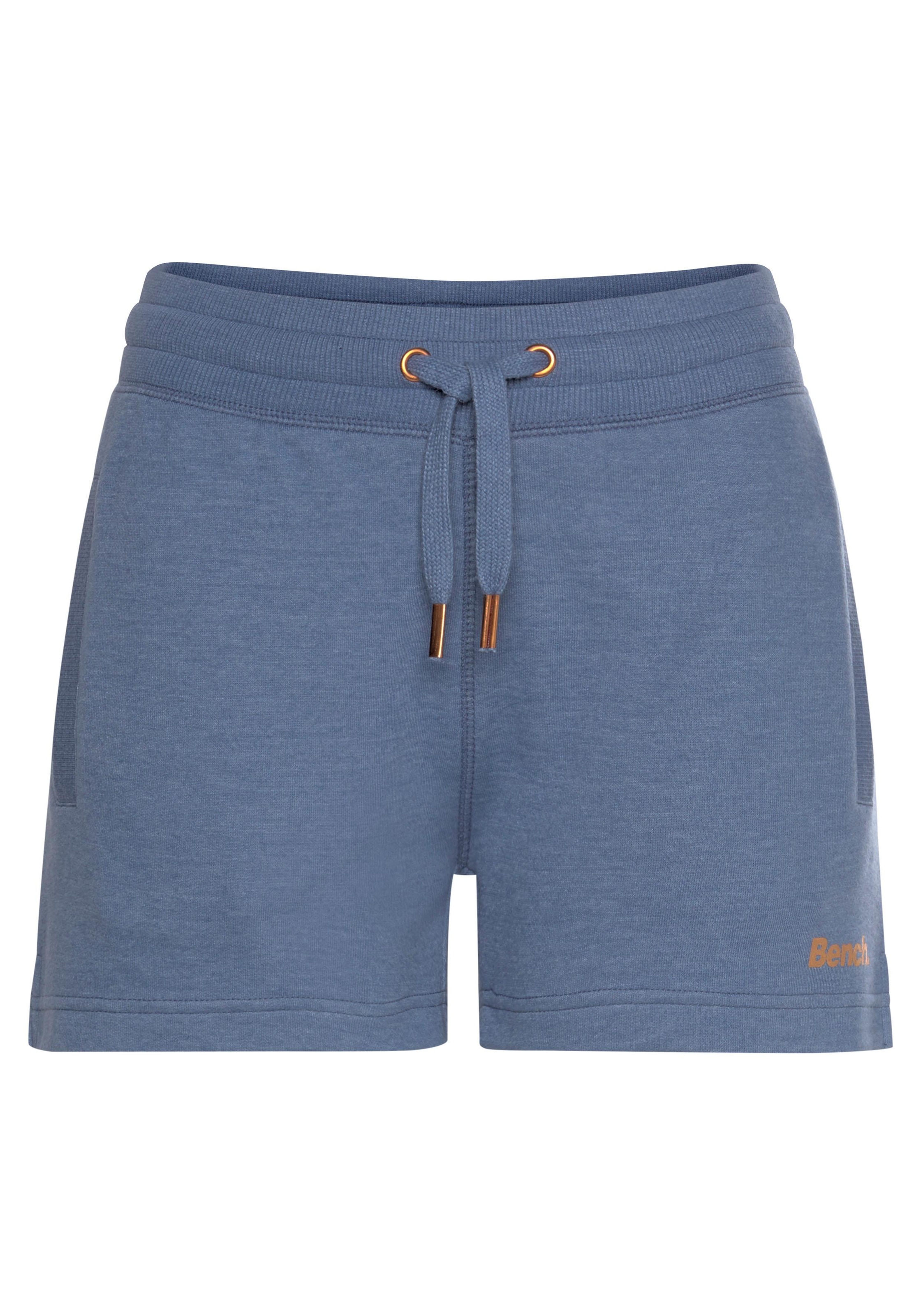 Bench. Loungewear Relaxshorts, Sweathose mit kurzen Seitenschlitzen und seitliche Taschen, Loungewear