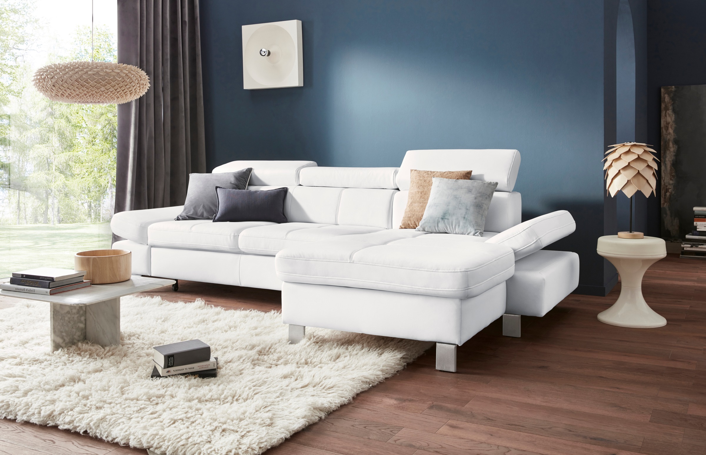 exxpo - sofa fashion Ecksofa »Fiji, hochwertige Detailverarbeitung im Sitz günstig online kaufen