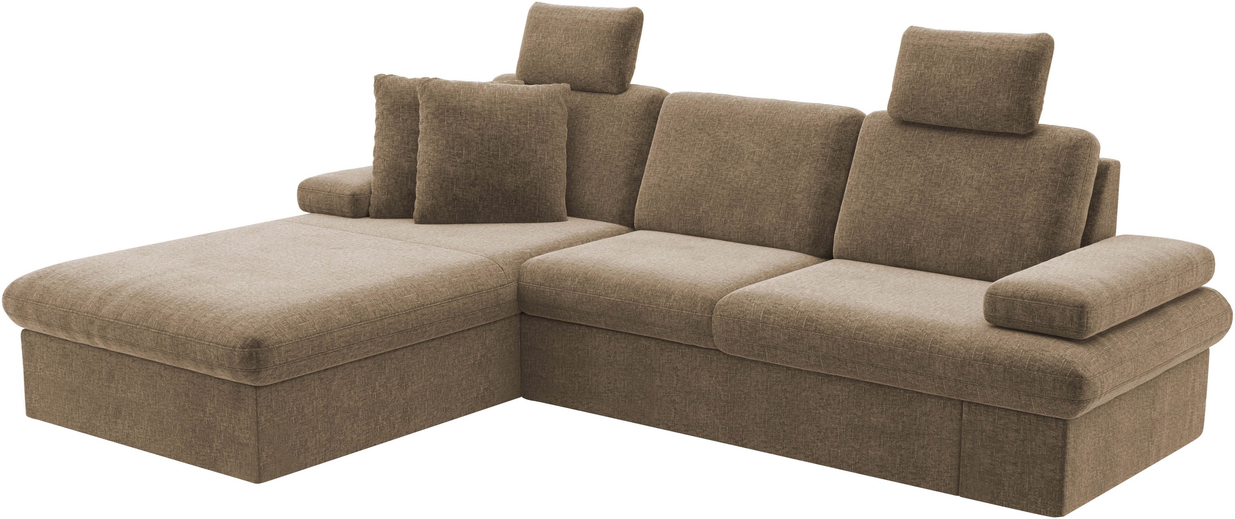 sit&more Ecksofa »Moreno«, mit Armteilverstellung,wahlweise mit Bettfunktion