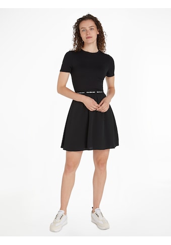 Blusenkleid »LOGO ELASTIC SHORT SLEEVE DRESS«