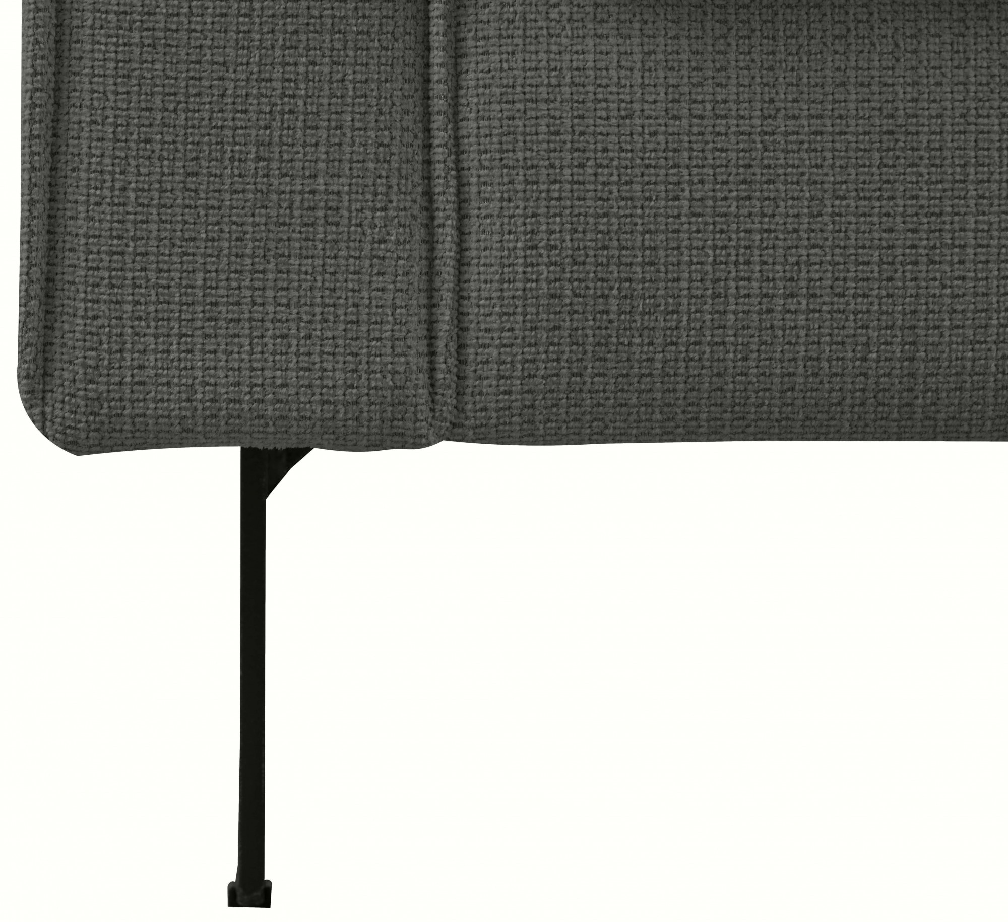 Places of Style Loveseat »Pinto 105 cm, Cord, Chenille, Lederoptik«, mit Keder, Metallfüßen und auch in Cord Bezug erhältlich