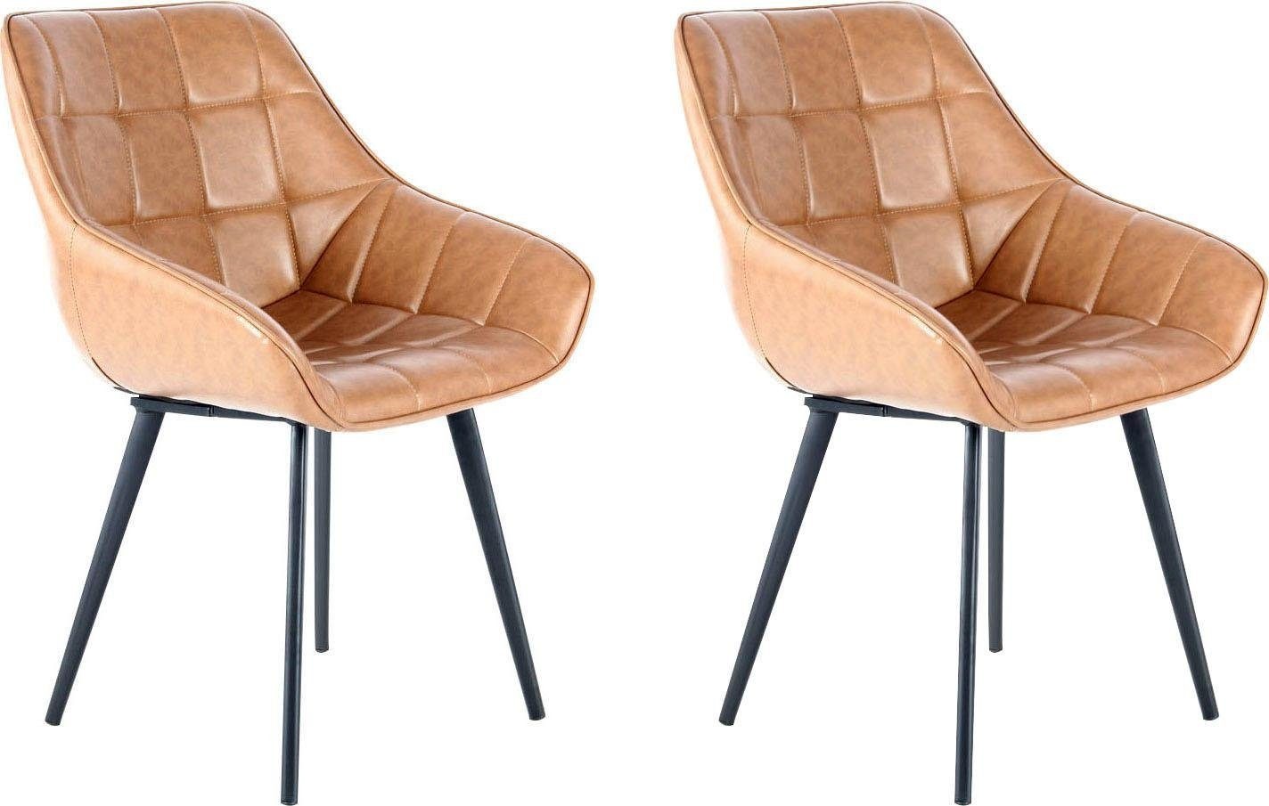Kayoom Stuhl »Demi 325 2er-Set, Relax-Sessel, unifarbenes Farbgestaltung«, günstig online kaufen