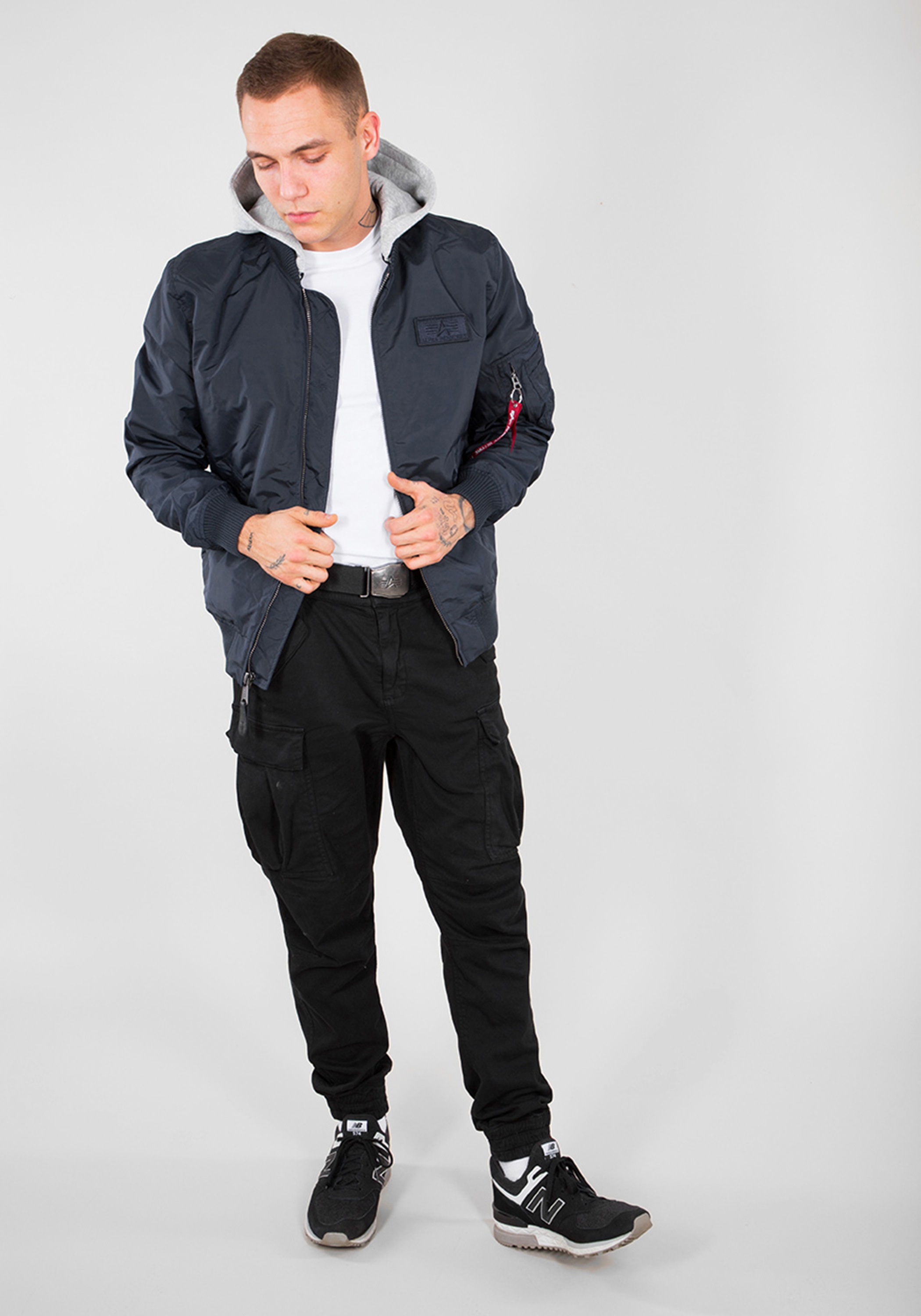 Alpha Industries Bomberjacke »Alpha Industries Men - Bomber Jackets MA-1 TT Two Tone Hood«