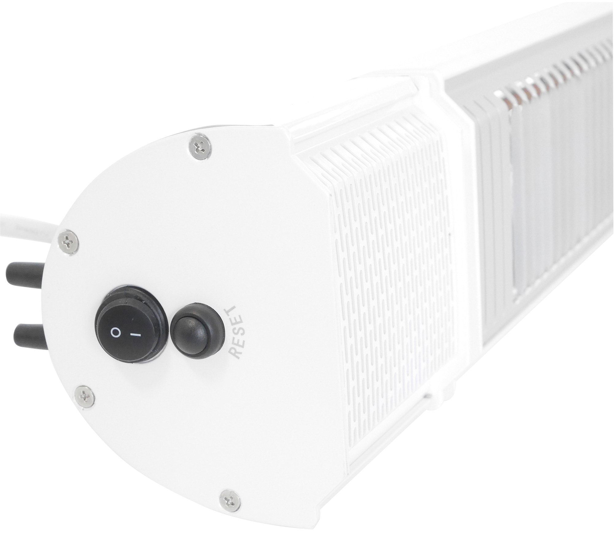 Vasner Heizstrahler »Bluetooth, weiß, Appino BEATZZ«, 2000 W, Wand / Decke mit Musik & LED