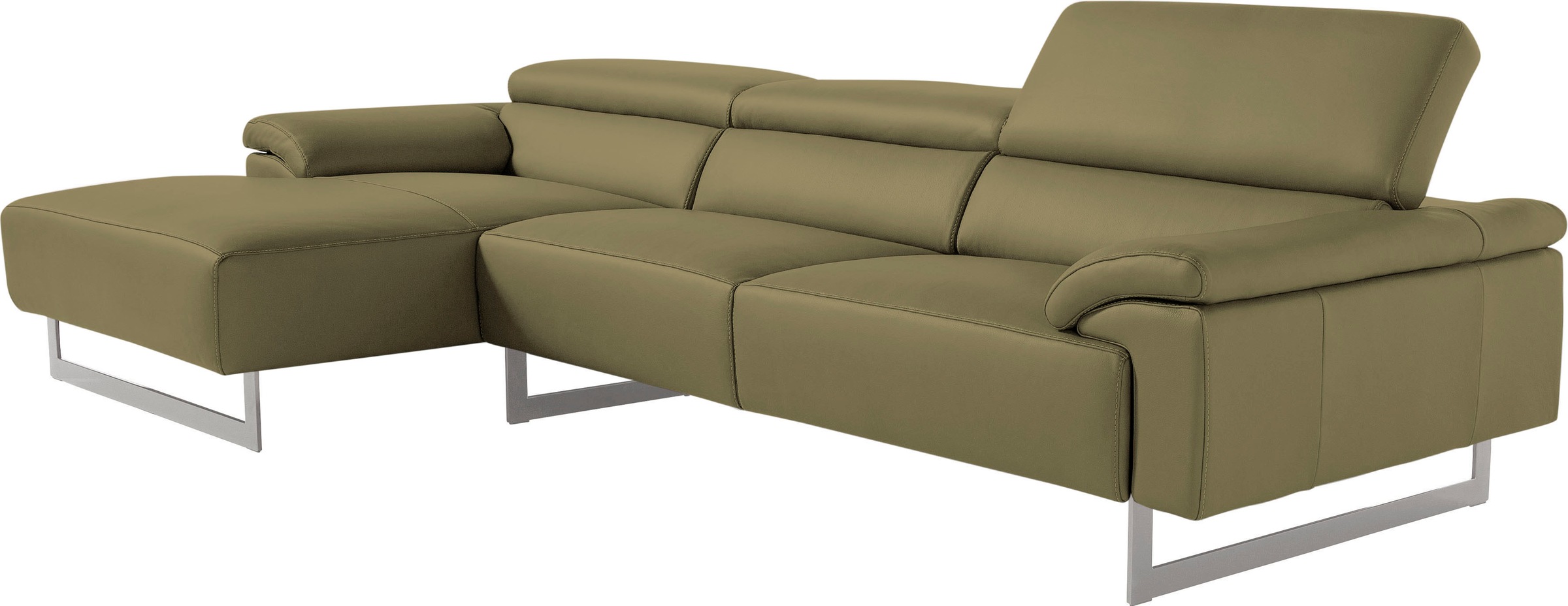 Egoitaliano Ecksofa »Malika, edel und bequem, Designsofa mit hochwertigen B günstig online kaufen