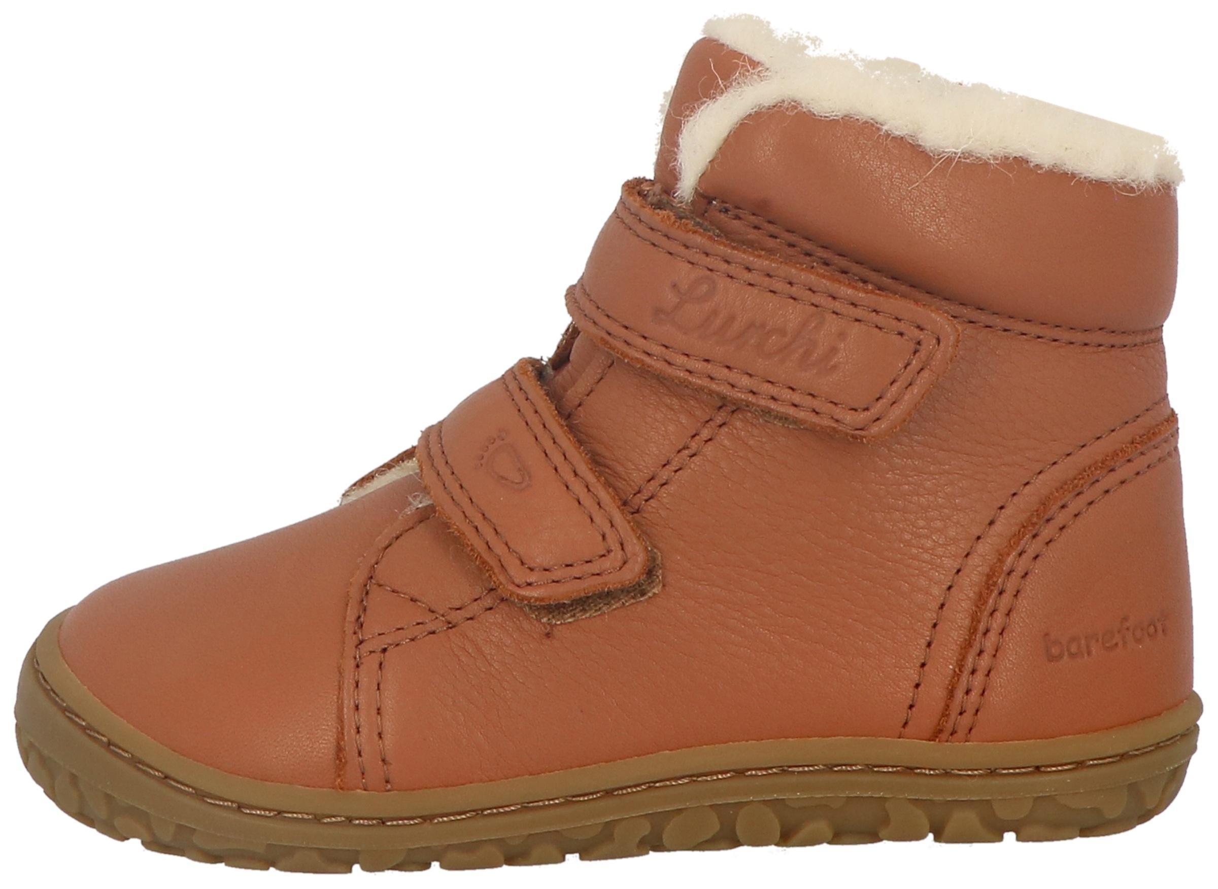 Lurchi Barfußschuh »Nik Barefoot«, Klettschuh mit Warmfutter, Größenschablone zum Download