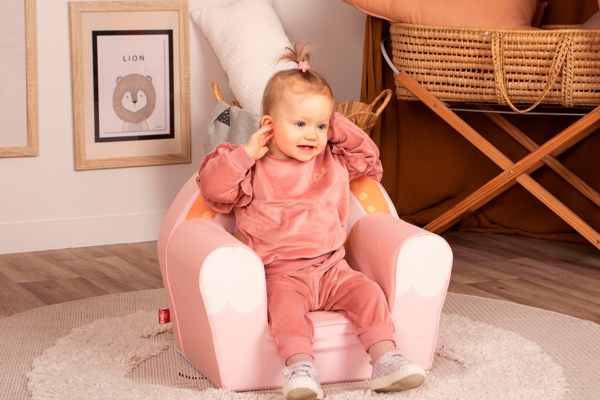 Knorrtoys® Sessel »Regenbogen«, für Kinder; Made in Europe