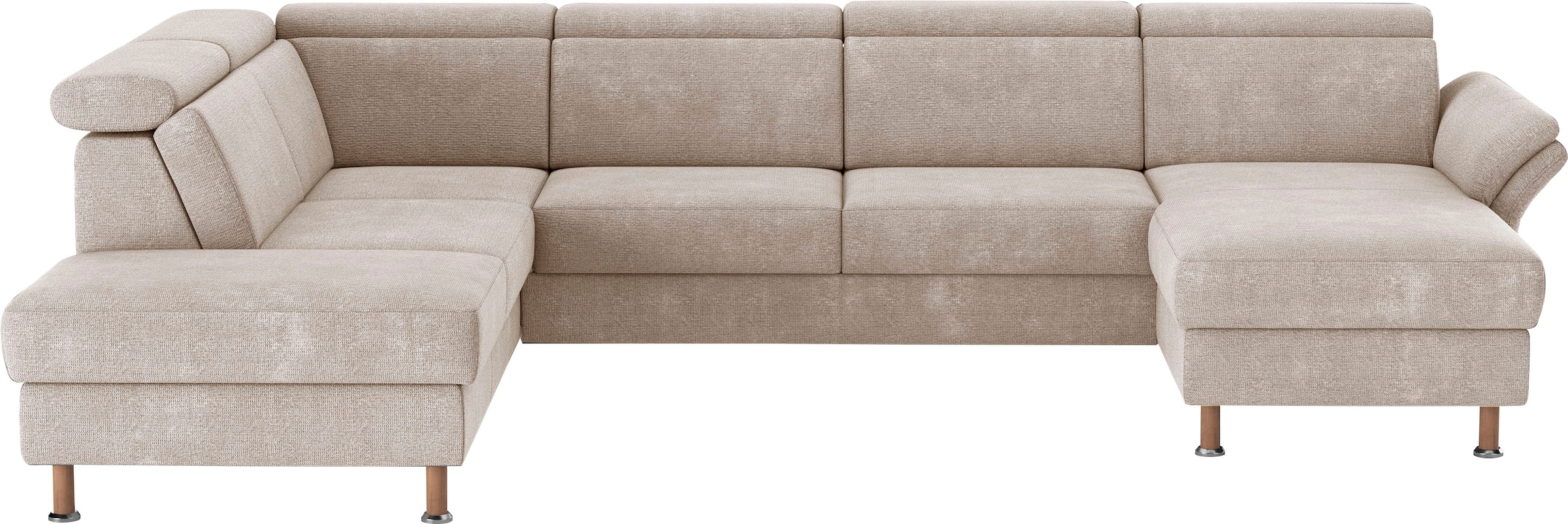 Home affaire Wohnlandschaft »Calypso U-Form«, wahlweise mit motorischer Relaxfunktion