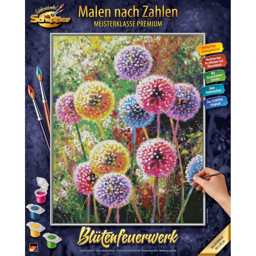Schipper Malen nach Zahlen »Meisterklasse Premium - Blütenfeuerwerk«