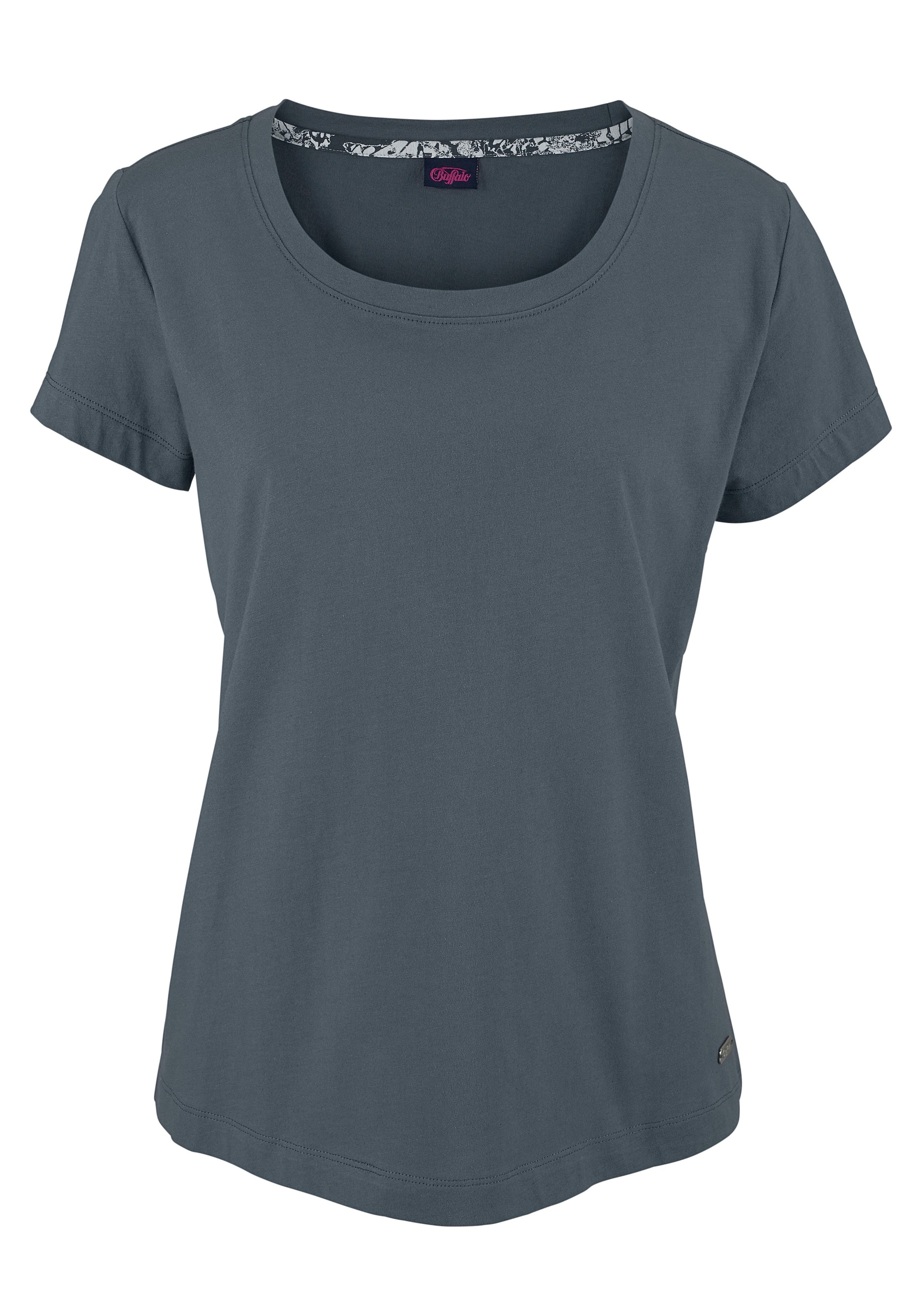 Buffalo mit Basic T-Shirt online Shorts und Shorty, gemusterter softem kaufen