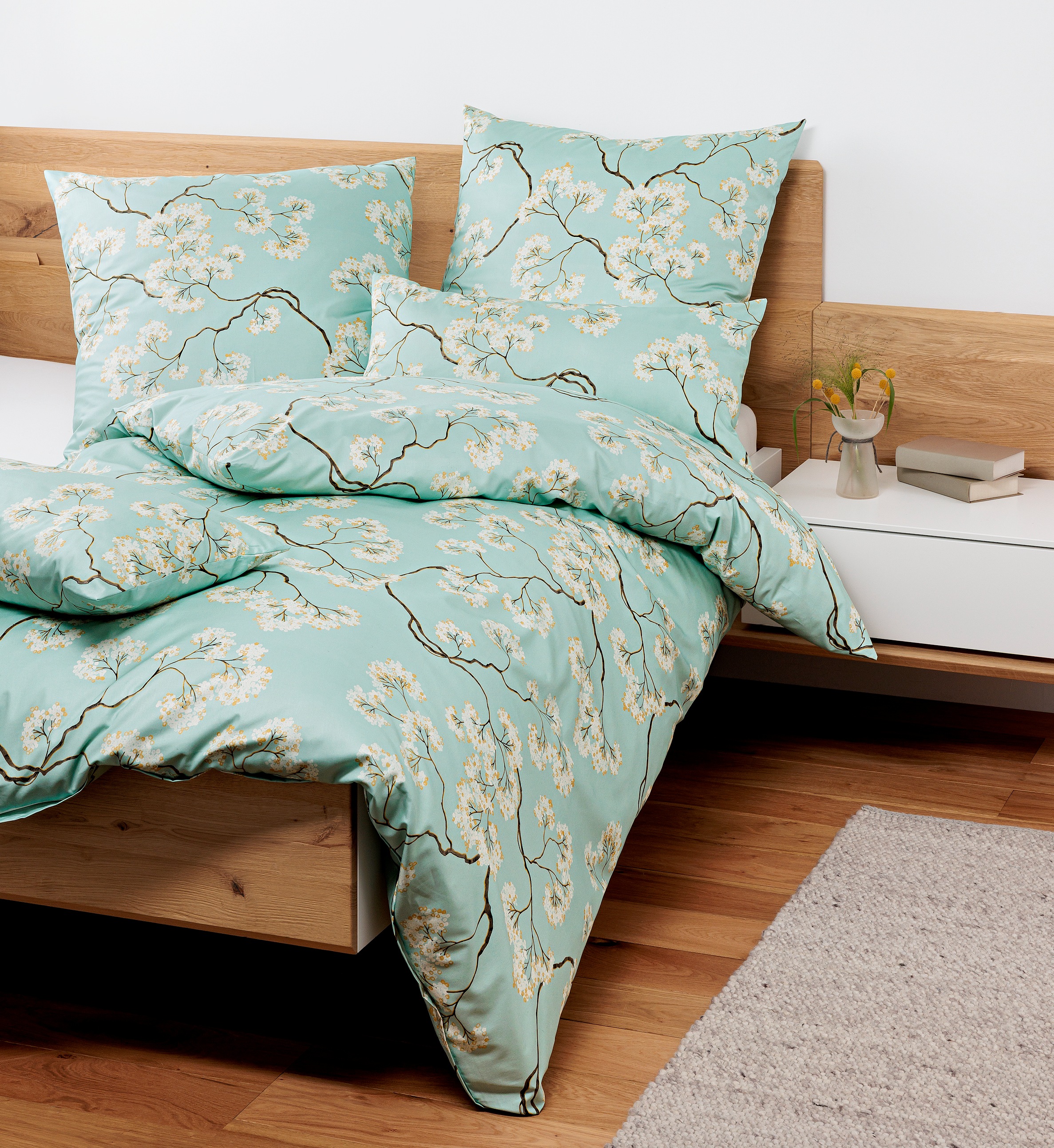 Janine Bettwäsche »MILANO 45123 02 155x200,80x80« mit Reißverschluss