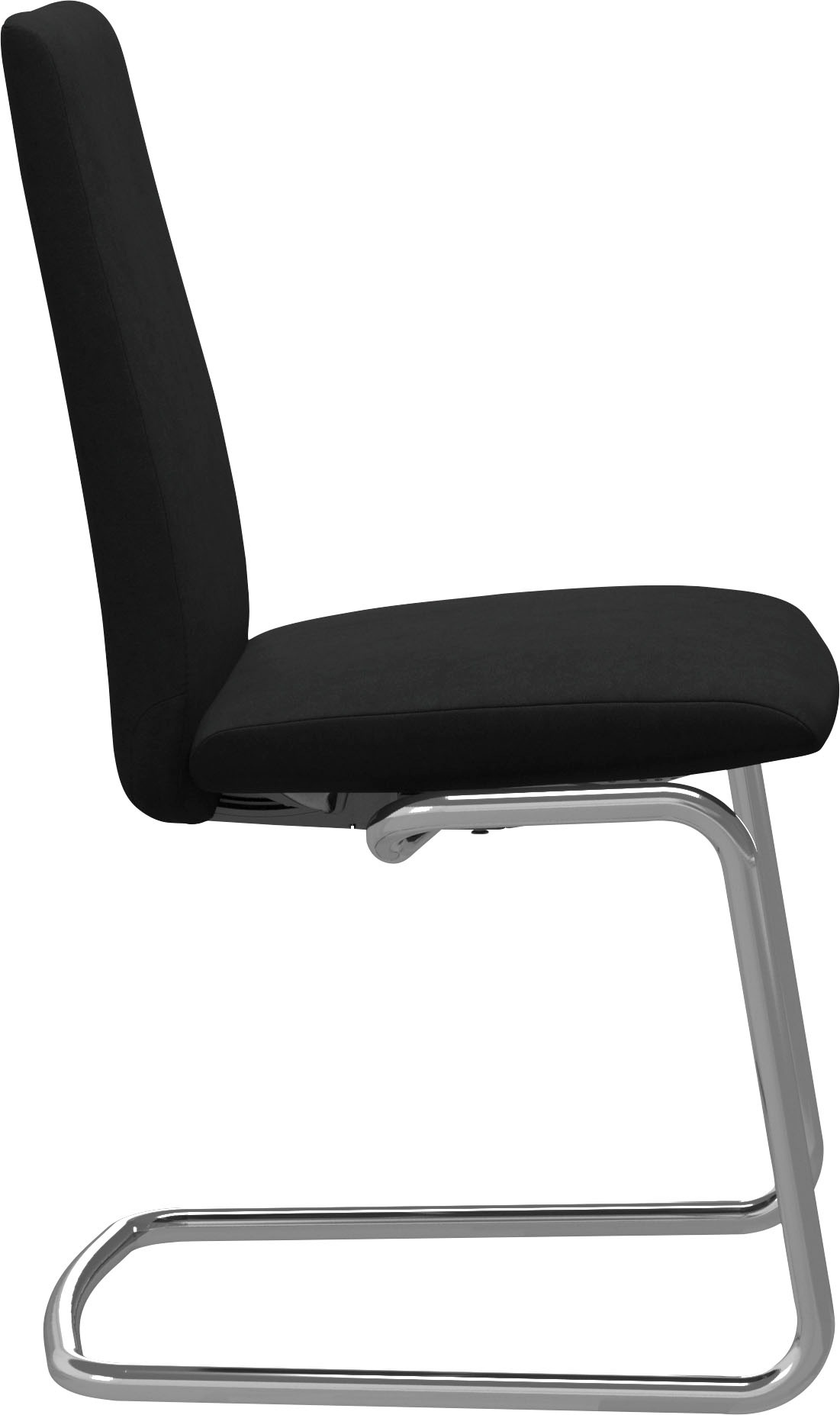 Stressless® Polsterstuhl »Laurel«, Microfaser DINAMICA, Low Back, Größe M, mit Beinen aus Stahl in Chrom glänzend