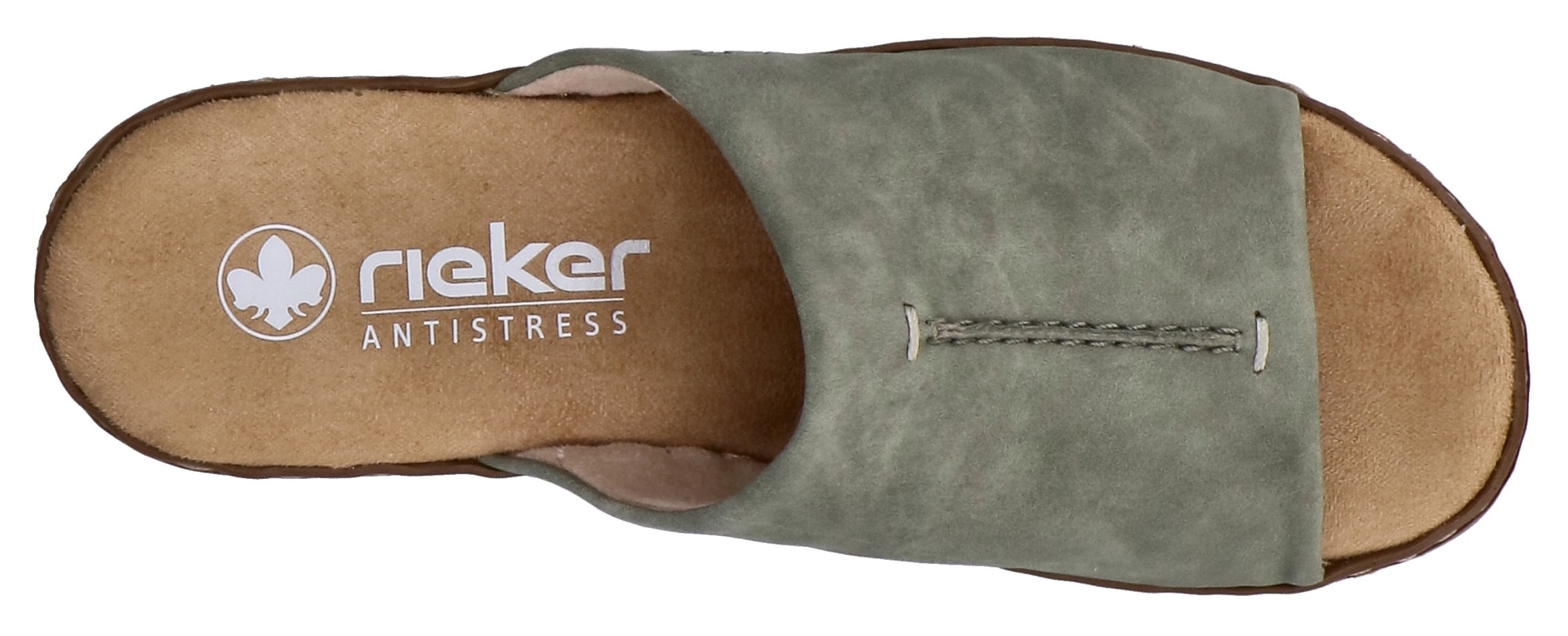 Rieker Pantolette  Keilabsatz, Sommerschuh, modische Keilsohle