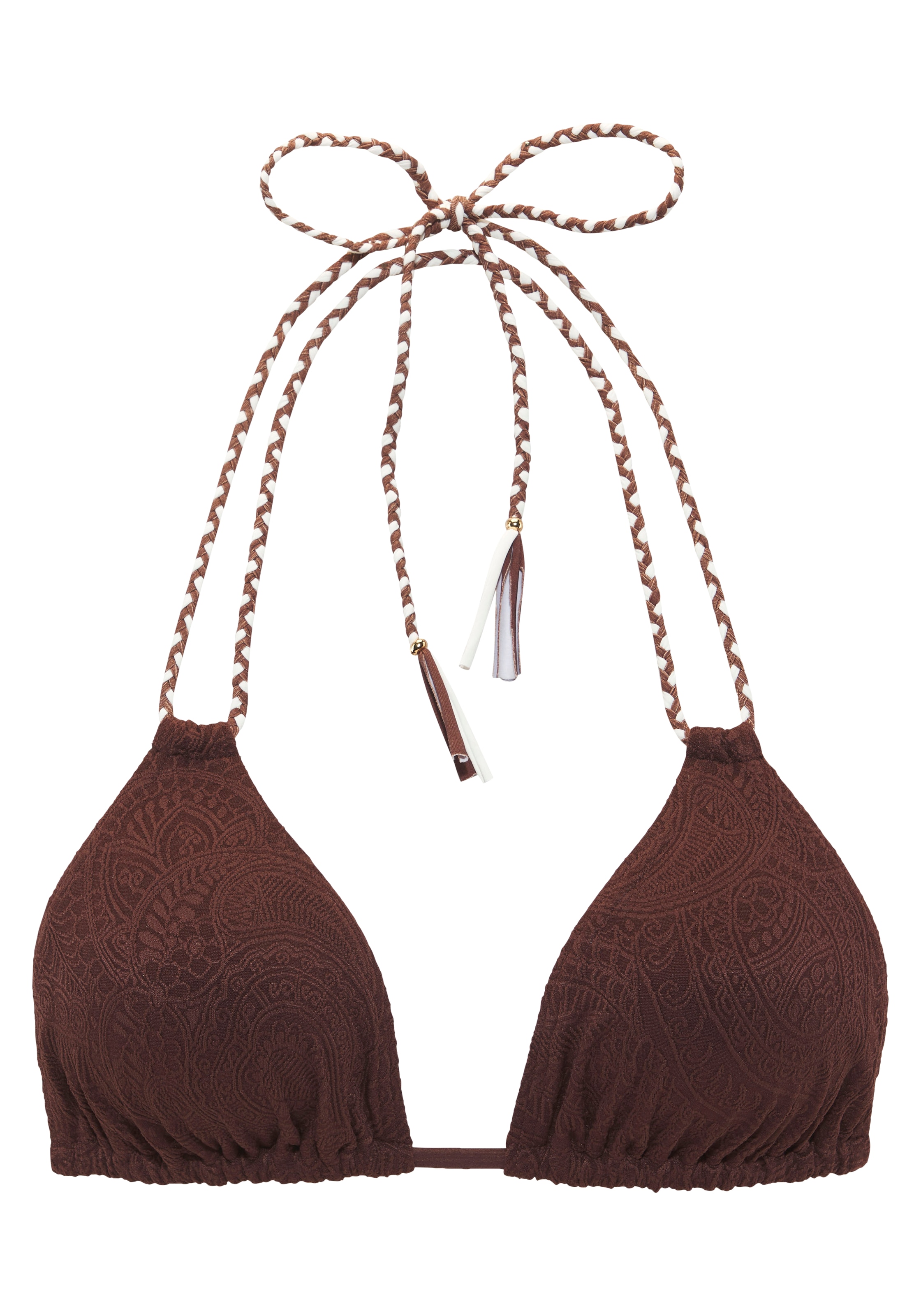 s.Oliver Triangel-Bikini-Top »Ada« in gemusterter Strukturware