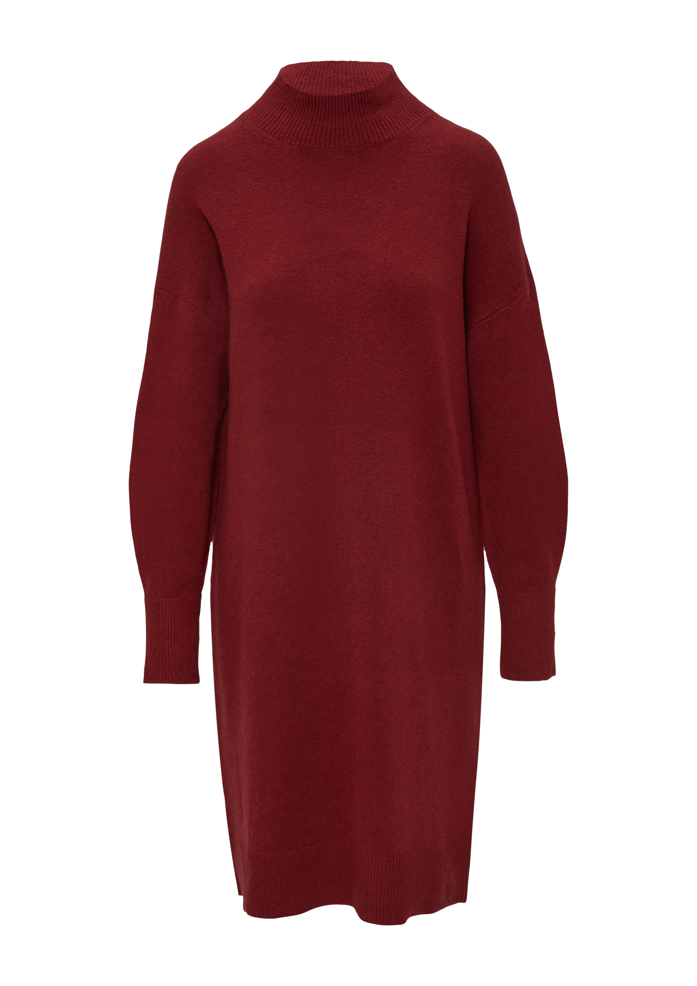 s.Oliver Strickkleid, in 3/4 Länge - mit Stehkragen