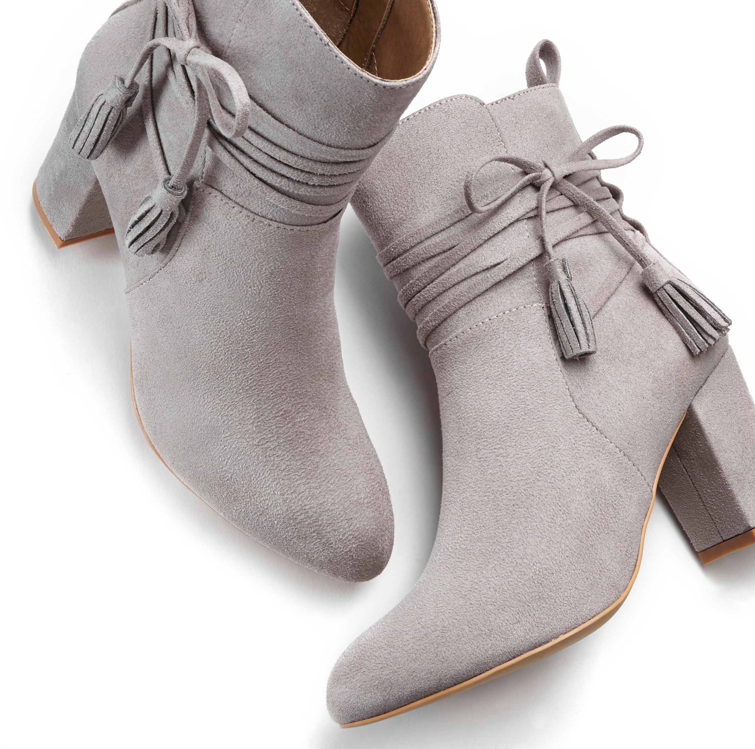 LASCANA Stiefelette, mit Blockabsatz, High-Heel-Stiefelette, Ankle Boots, Stiefel