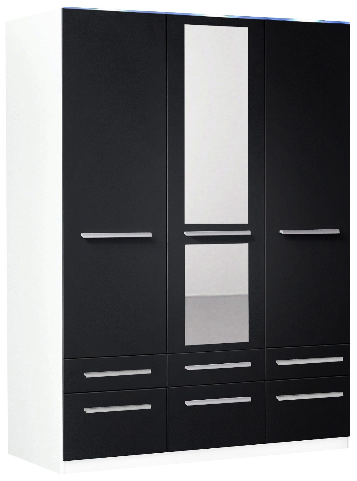 priess Kleiderschrank »Schrank Garderobe Wäscheschrank Barcelona in 5 Breiten«, viel Stauraum, geräumige Schubkästen, mit Spiegel, MADE IN GERMANY