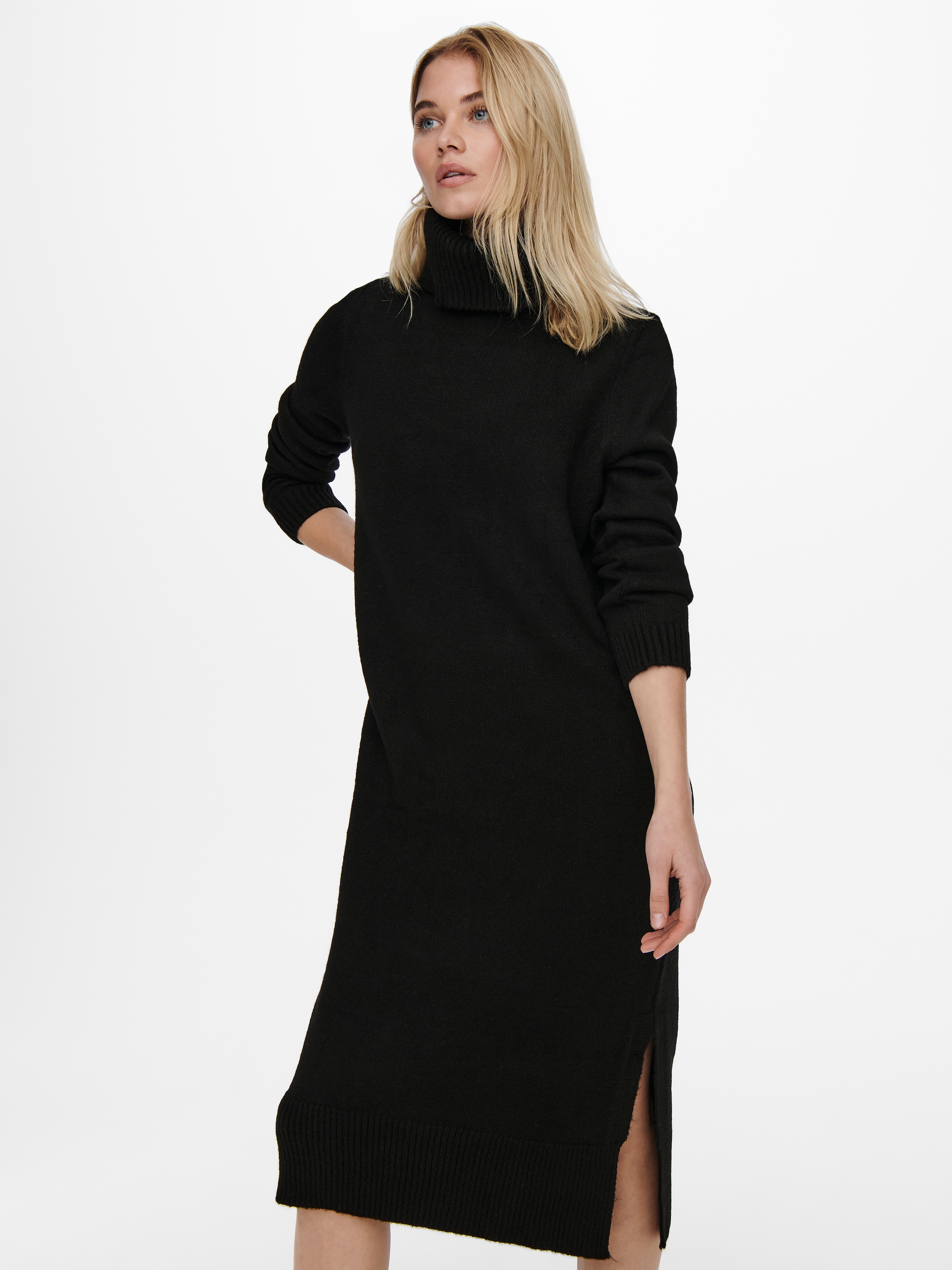 ONLY Strickkleid »ONLBRANDIE L/S ROLL NECK DRESS«