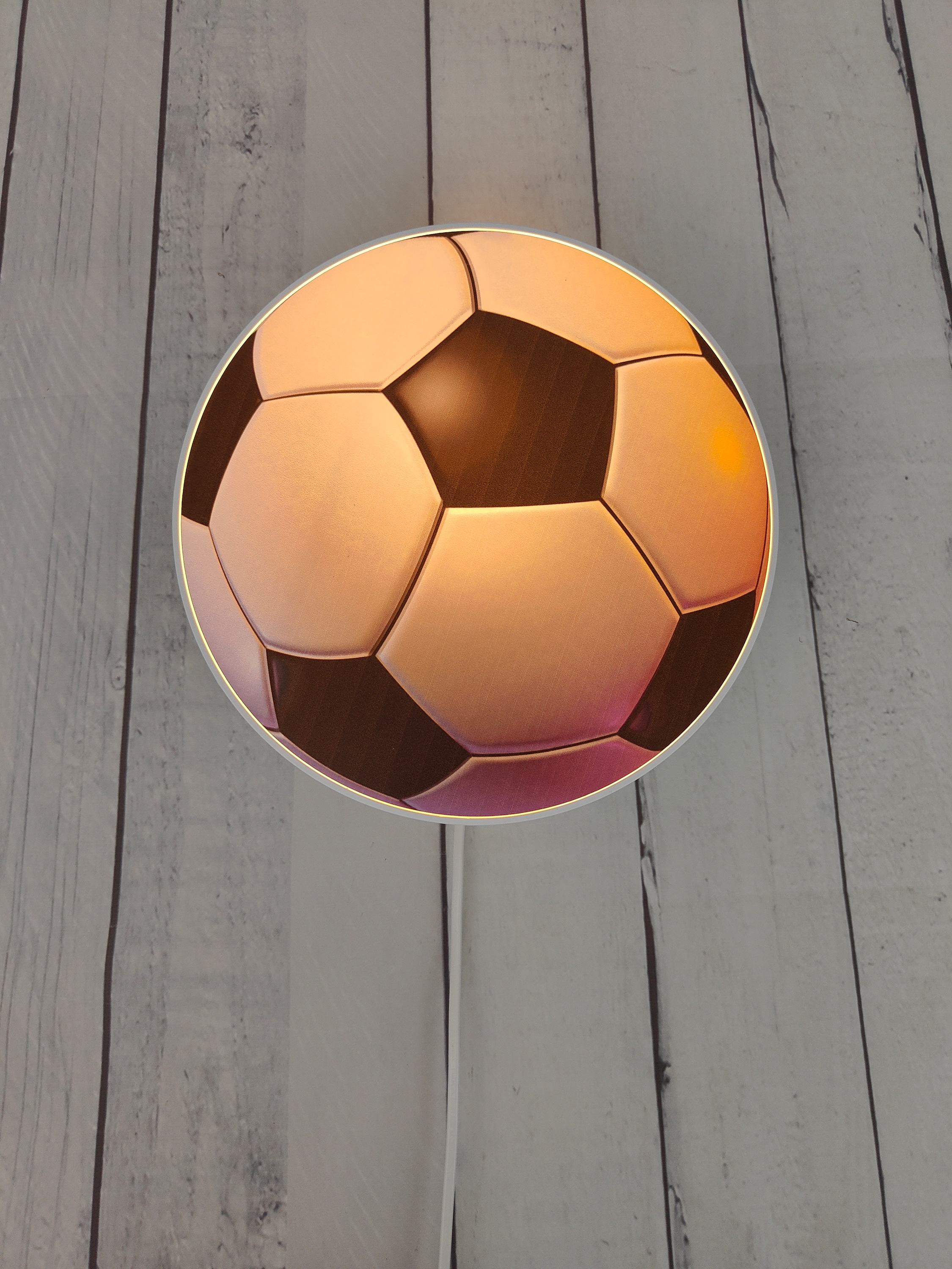 niermann Wandleuchte »Fußball«, 1 flammig, Leuchtmittel E14   ohne Leuchtmi günstig online kaufen