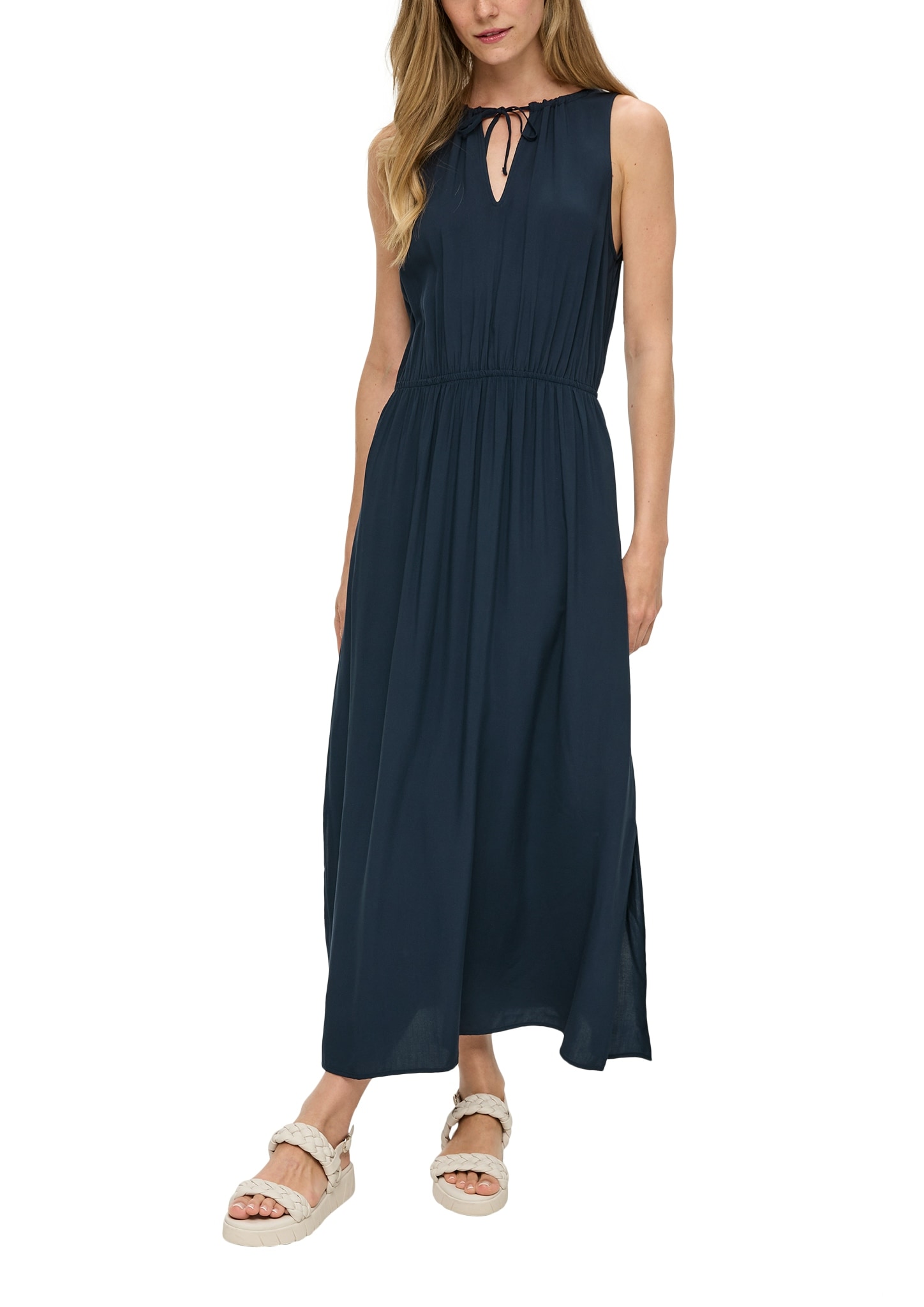 s.Oliver Maxikleid, mit stilvollem Bindeband