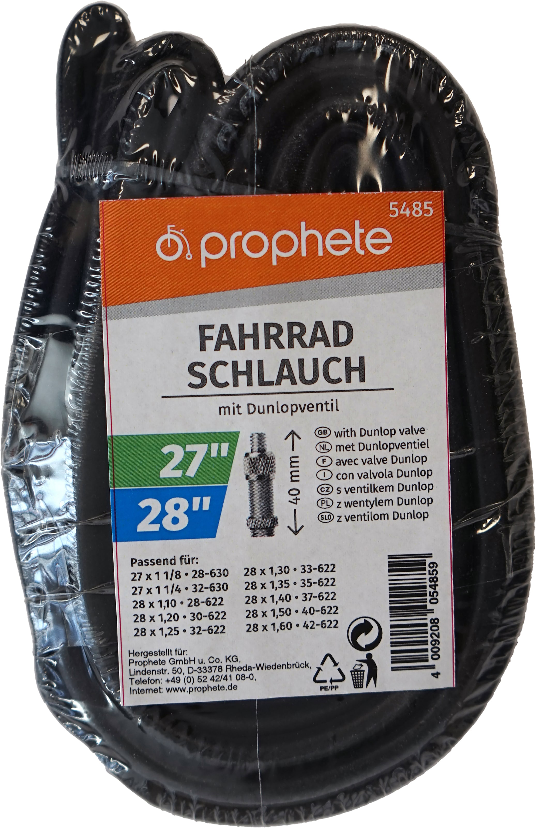 Fahrradschlauch »Fahrradschlauch«, (Set, 2 St.)