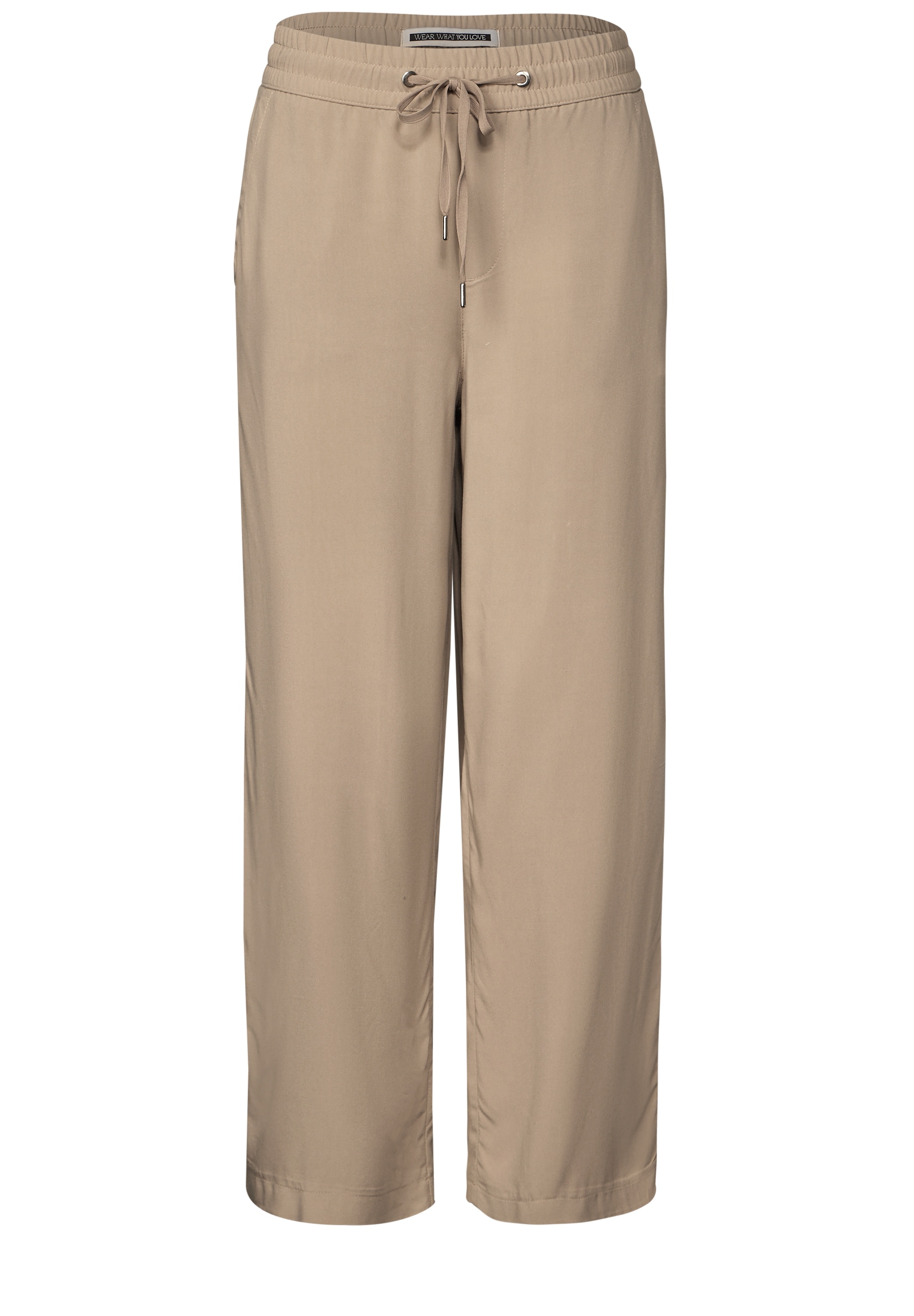 STREET ONE Stoffhose »Style Emee«, Sommerhose mit elastischem Bund mit Tunnelzug