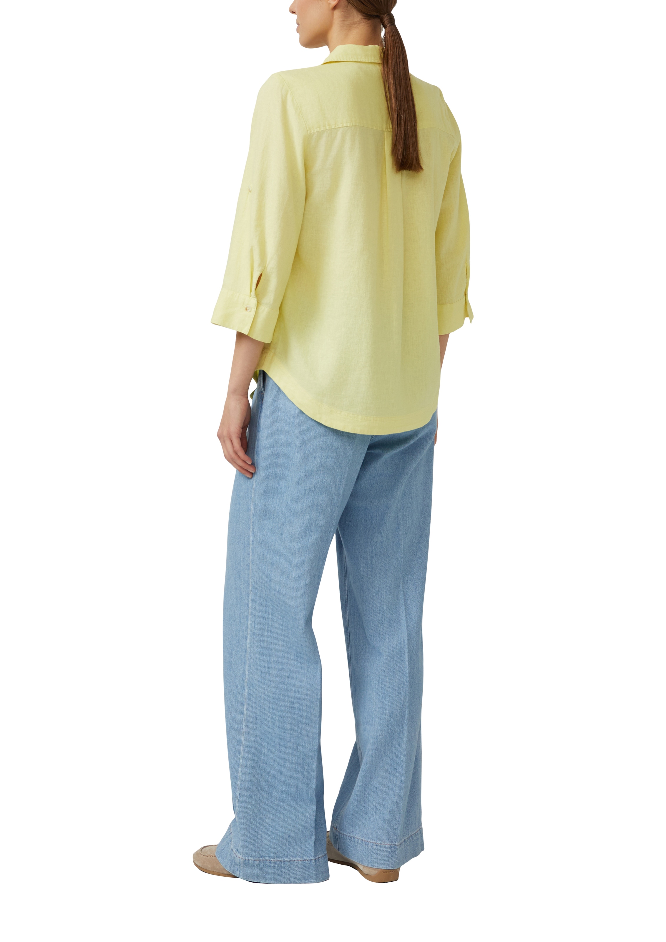 s.Oliver Hemdbluse mit 3/4-Ärmeln