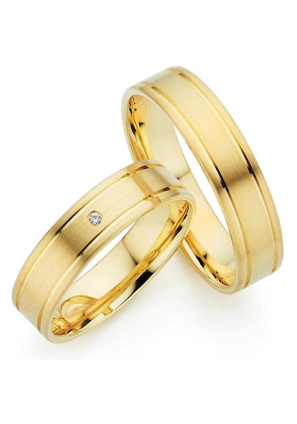 PHÖNIX Trauring »Schmuck Geschenk Gold 333 Trauring Ehering LIEBE versch. Varianten« Made in Germany, wahlweise mit oder ohne Brillant...