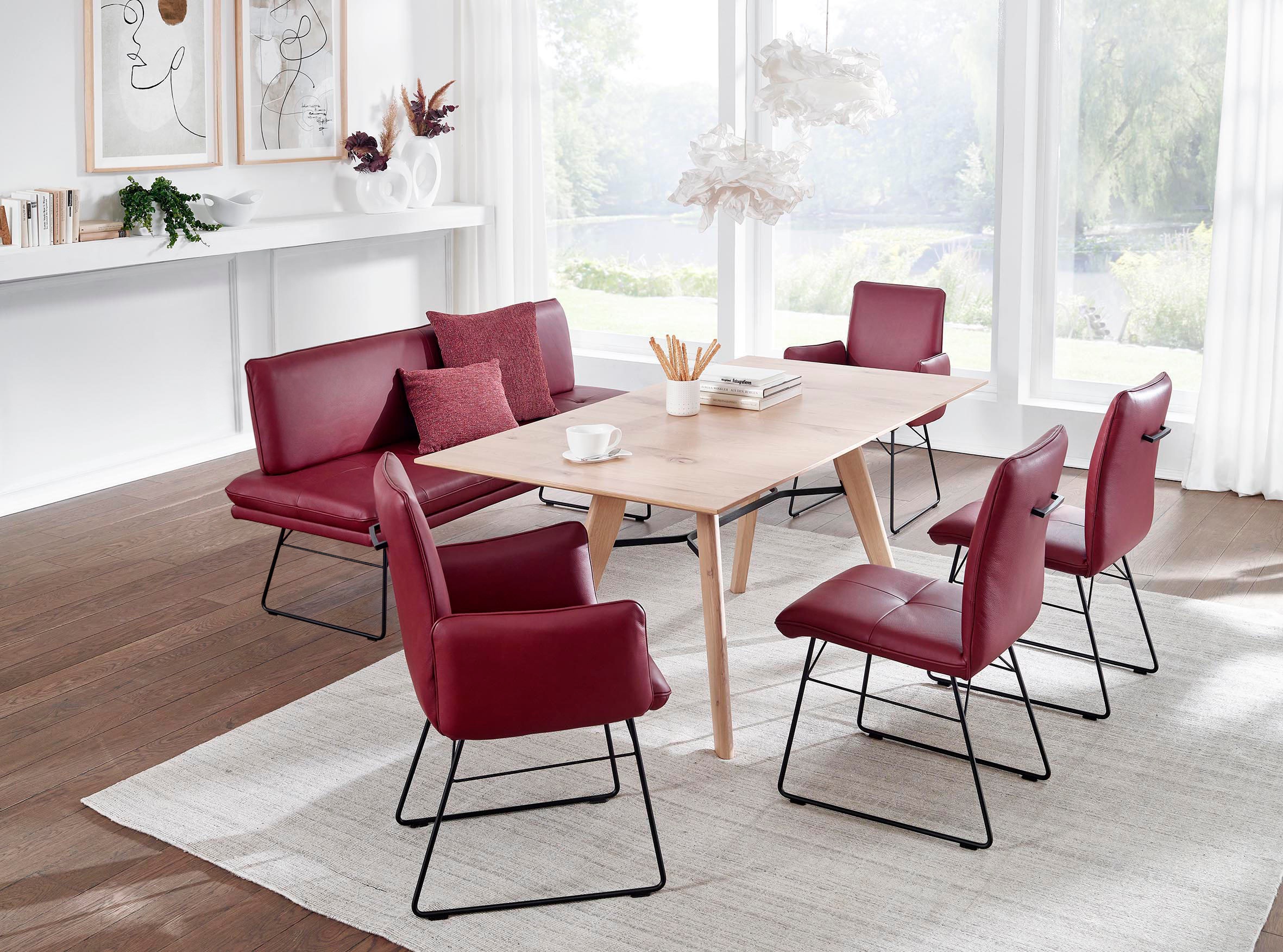 K+W Komfort & Wohnen Essgruppe »Giacomo IV« 6 Stk. tlg. Polsterbank in 2 Gr günstig online kaufen