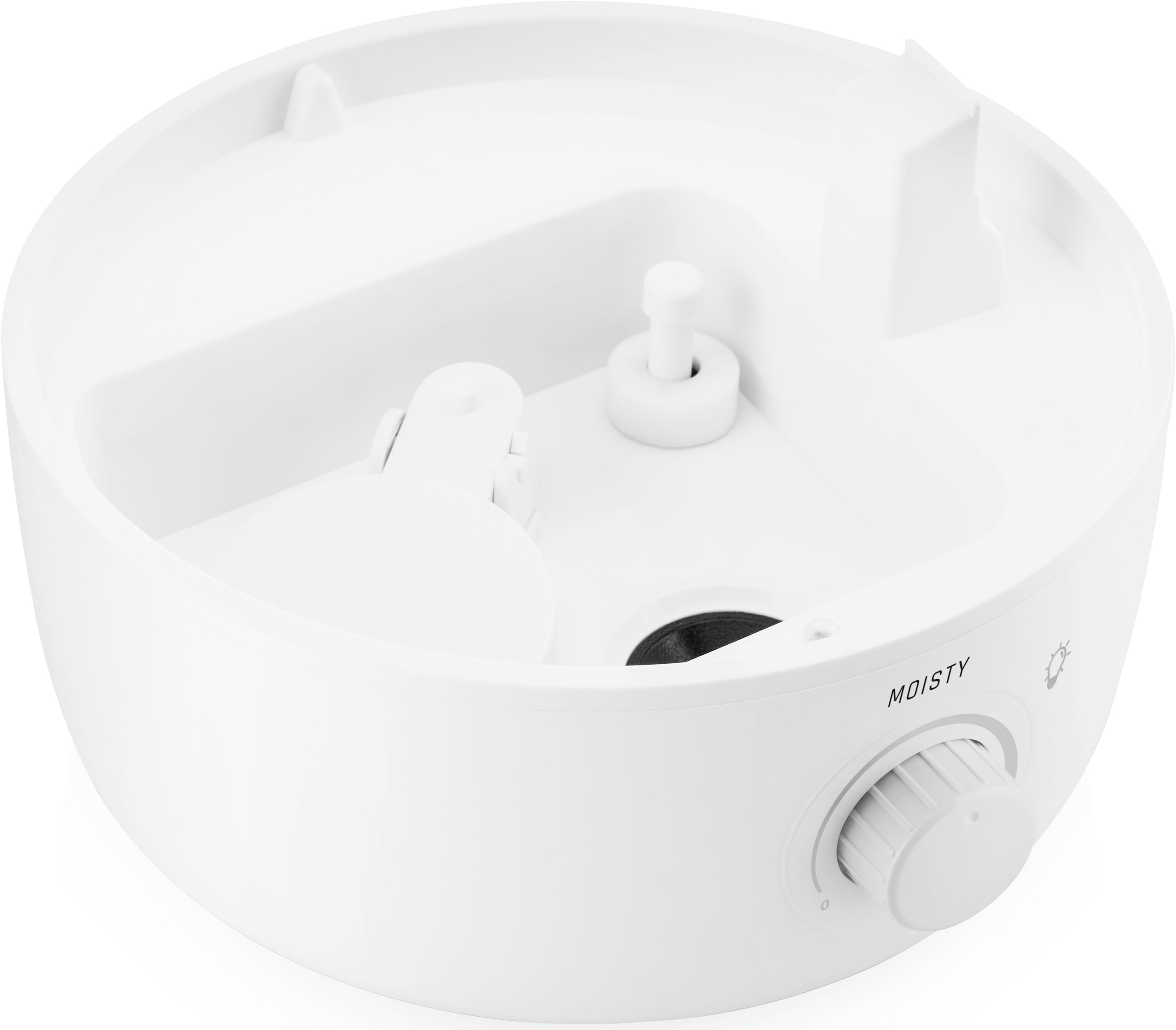 eta Luftbefeuchter »Moisty«, 5 l Wassertank, 5L Wassertank, 30 Std. Betrieb, Abschaltautomatik, LED-Beleuchtung