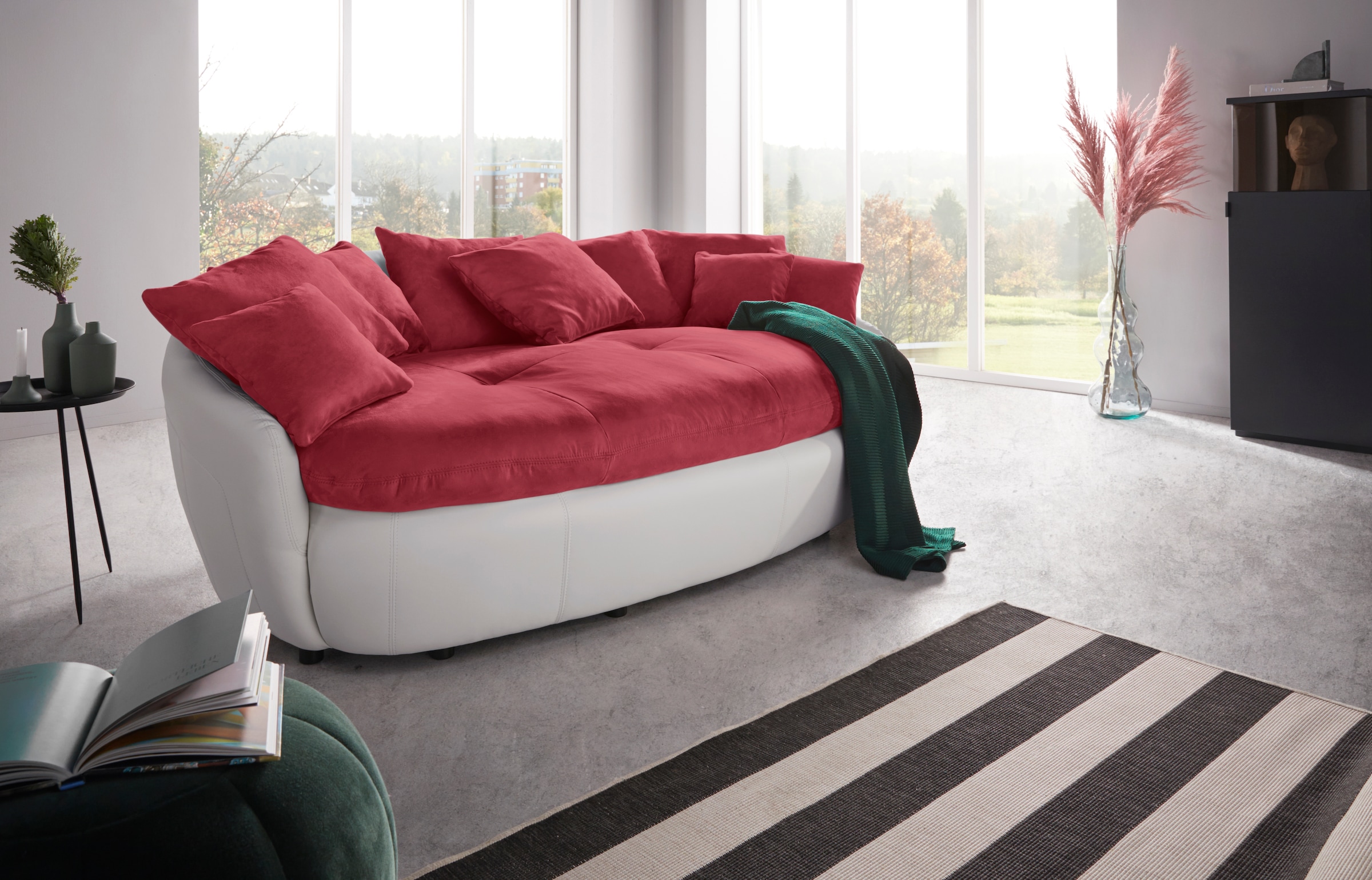 INOSIGN Big-Sofa »Aruba«, gemütliches Megasofa in XXL in organischer Form m günstig online kaufen