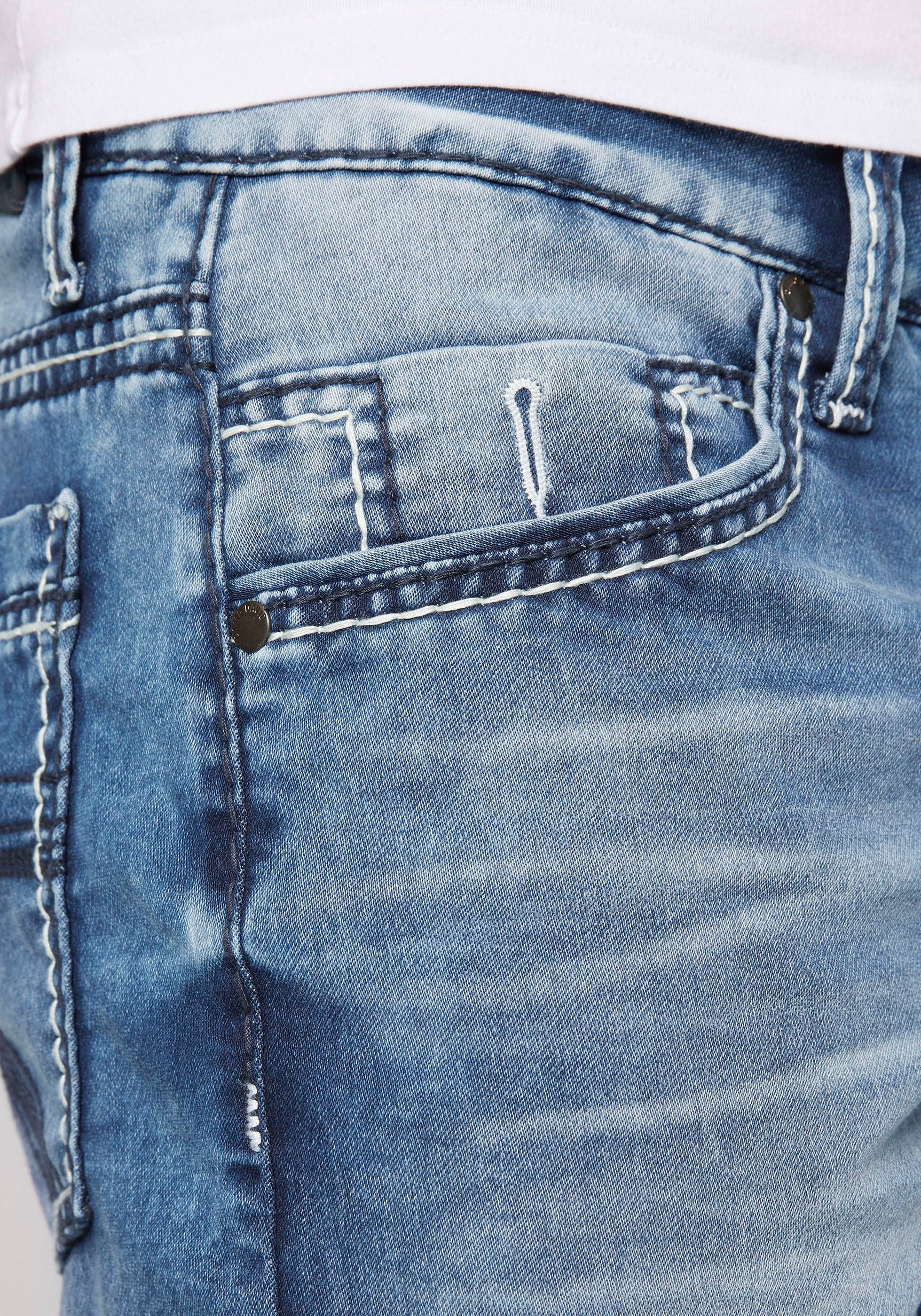 7. Bild von CAMP DAVID Bermudas, mit Turn-Up Saum