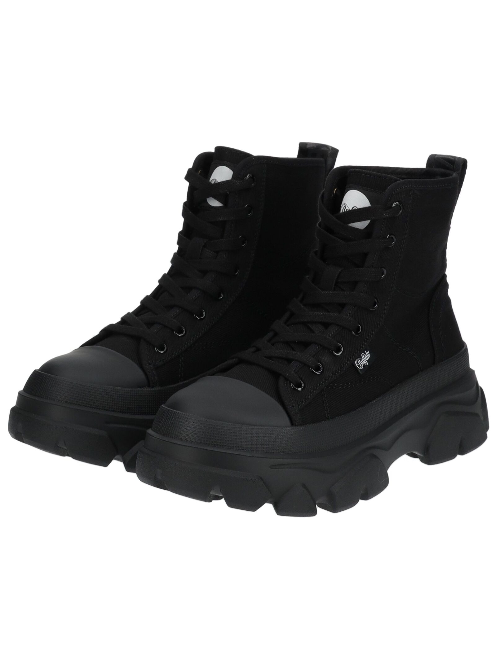 Buffalo Schnürstiefelette »Buffalo Stiefelette Lederimitat/Textil«