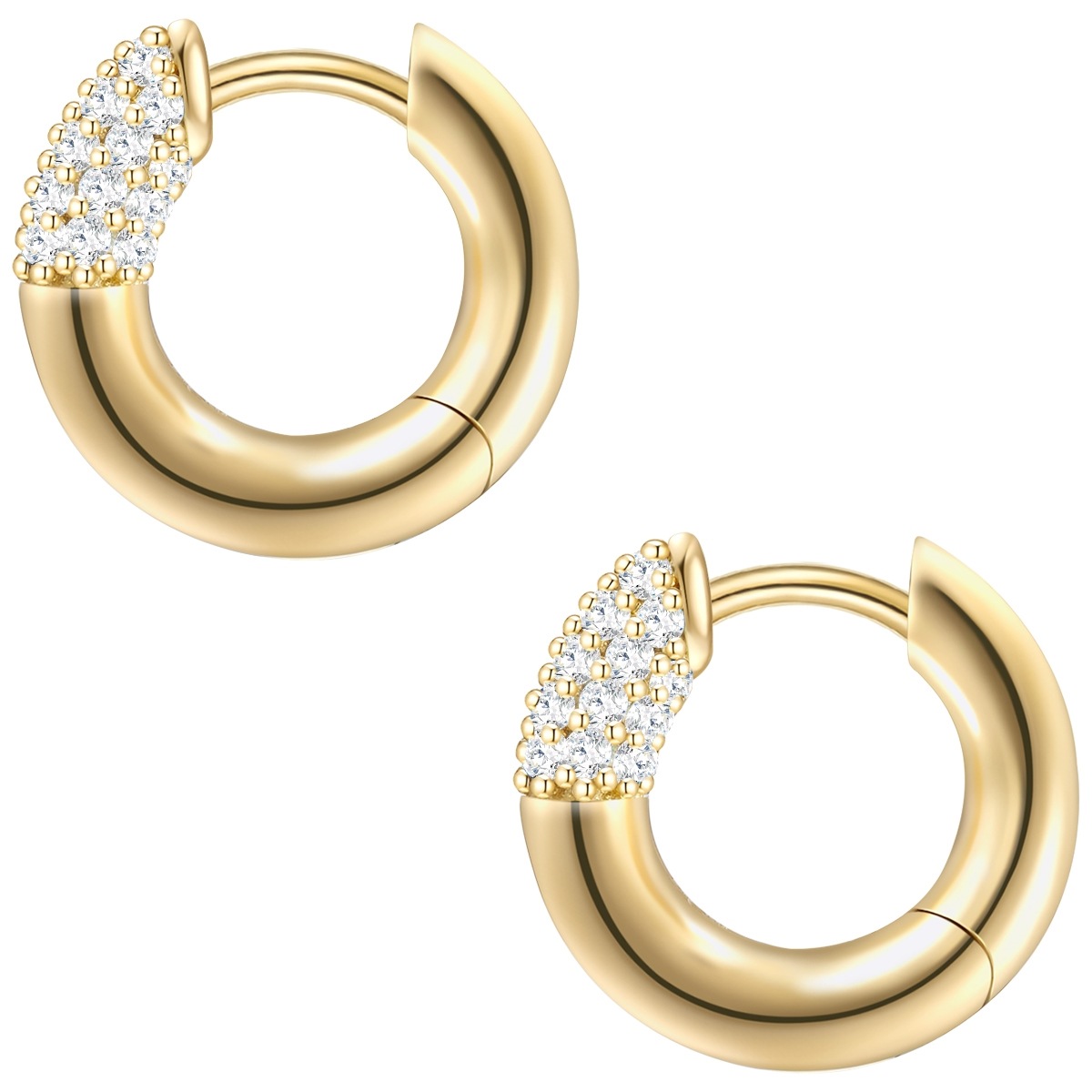 Glanzstücke München Paar Creolen »Set: GSM978« aus Sterling Silber