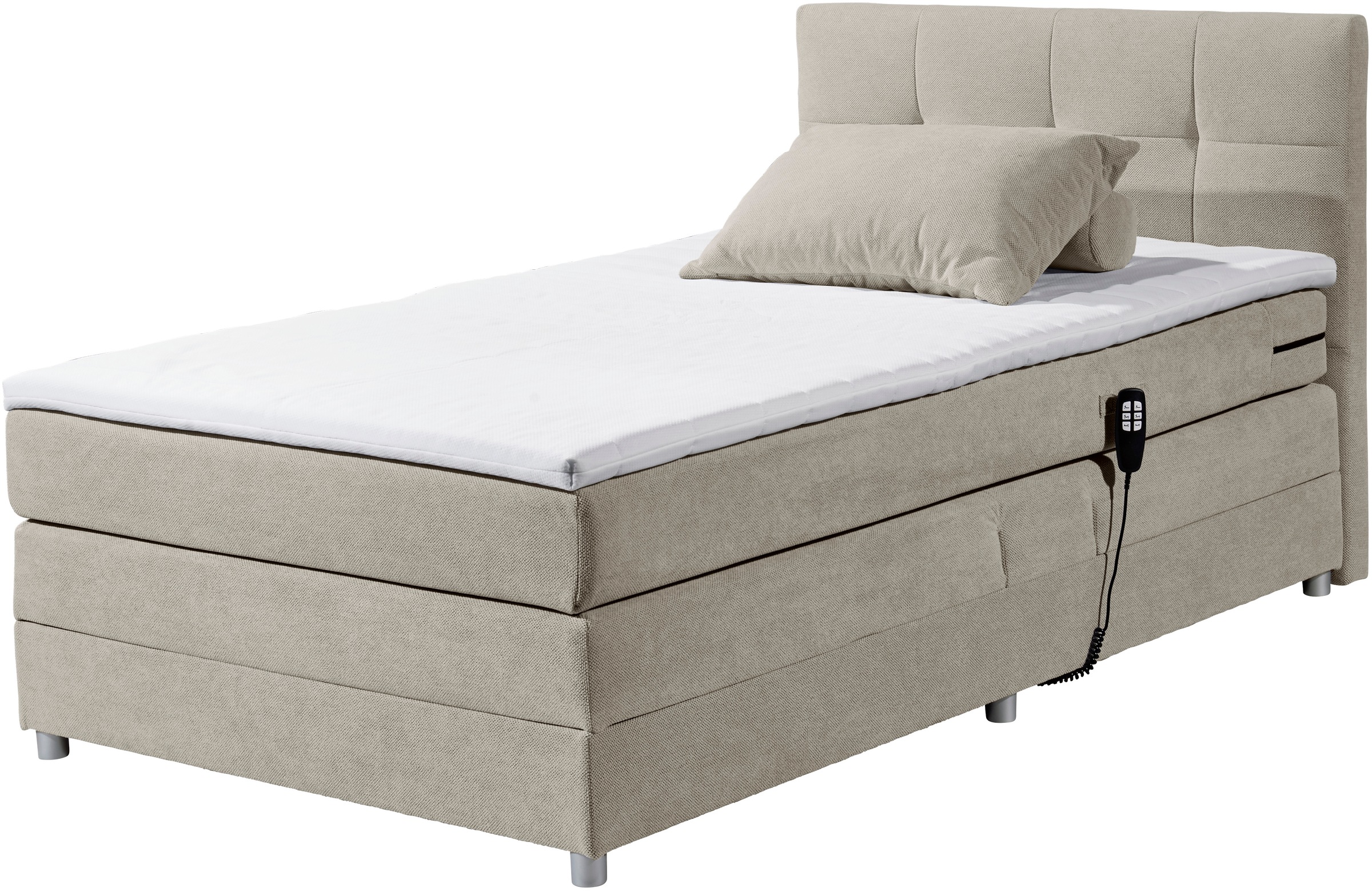 ED EXCITING DESIGN Boxspringbett »Toulouse B«, inkl. Motor günstig online kaufen