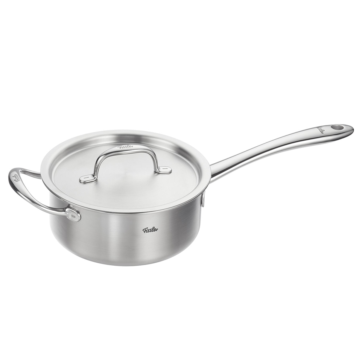 Fissler Kasserolle »M5 Pro-Ply Stielkasserolle  mit Metalldeckel« 1 tlg. Edelstahl 18/10