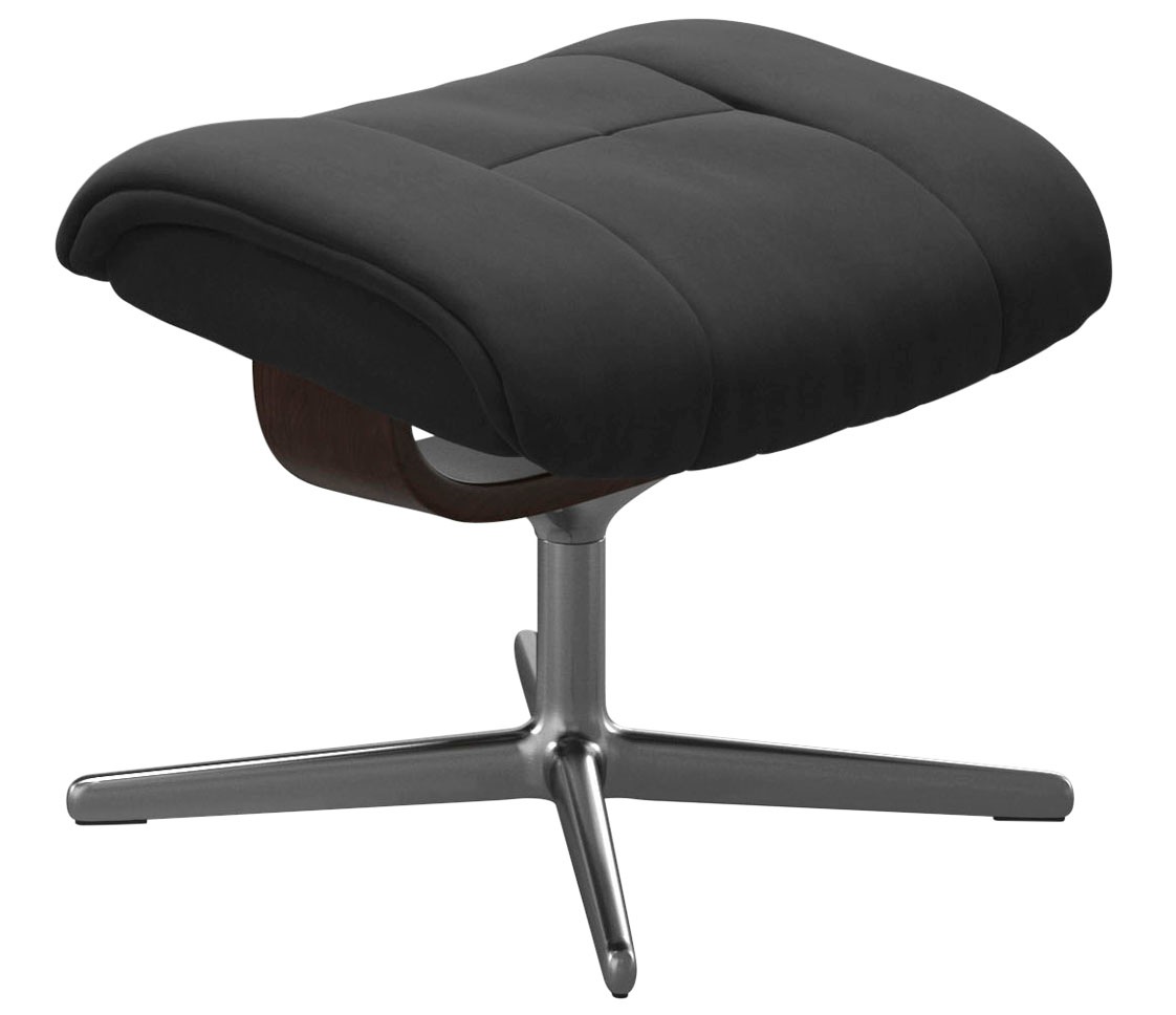 Stressless® Fußhocker »Mayfair«, mit Cross Base, Größe S, M & L, Holzakzent Braun