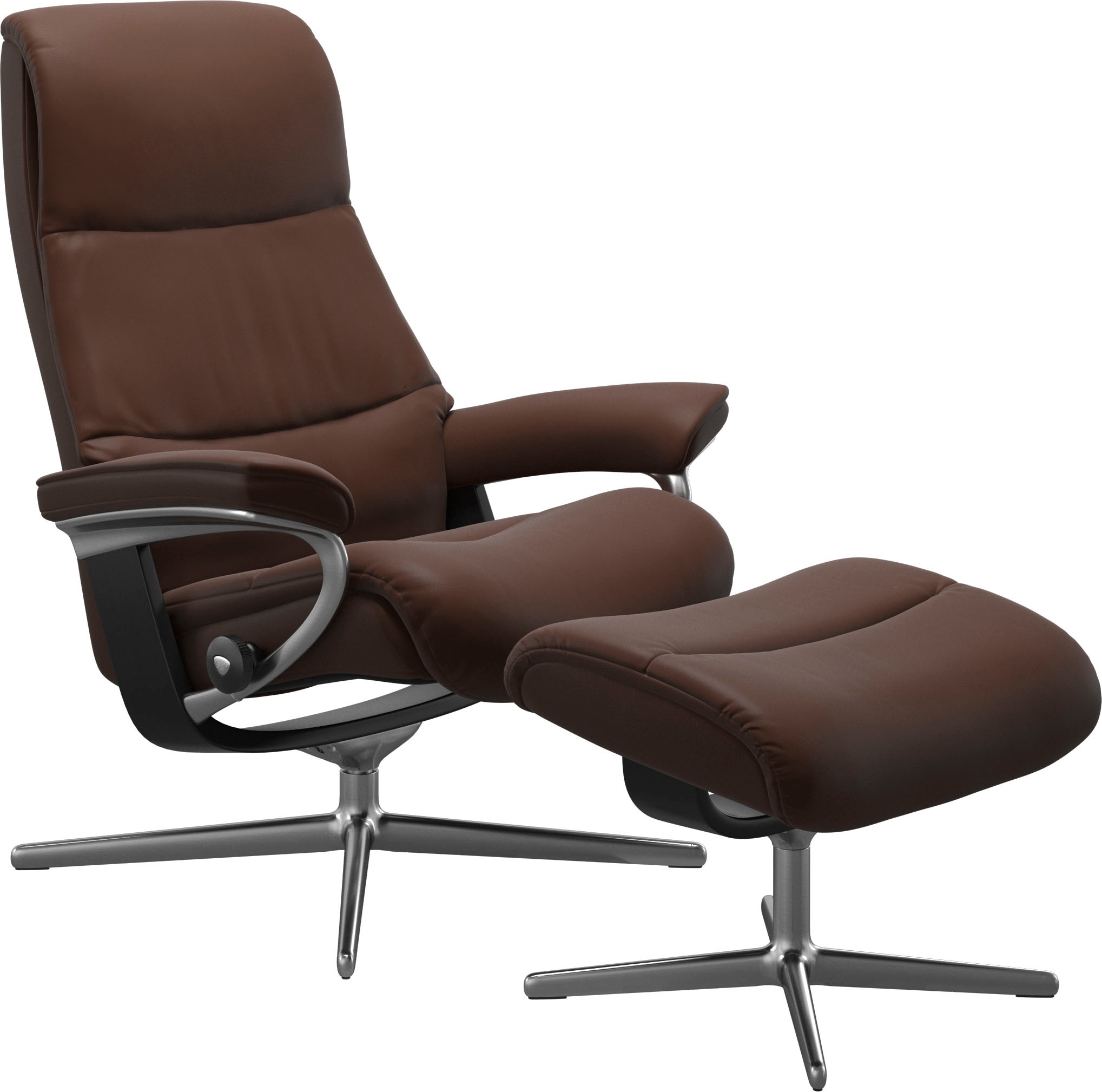 Stressless® Relaxsessel »View«, mit Cross Base, Größe S, M & L, Holzakzent günstig online kaufen