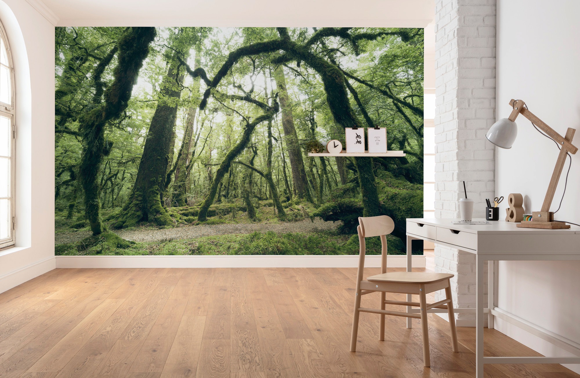 Komar Vliestapete »Digitaldruck Vlies -  Ancient Green - Größe 450 x 280 cm« bedruckt glatt Wohnzimmer, Schlafzimmer