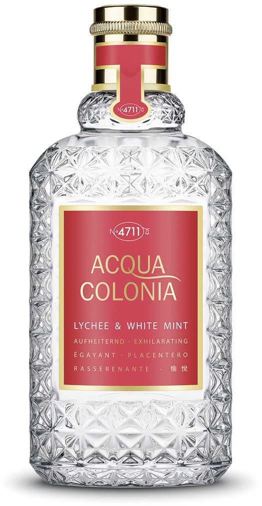 4711 Eau de Cologne »4711 Acqua Colonia LYCHEE & WHITE MINT EAU DE COLOGNE NATURAL SPRAY«, (Packung, 1 tlg.)