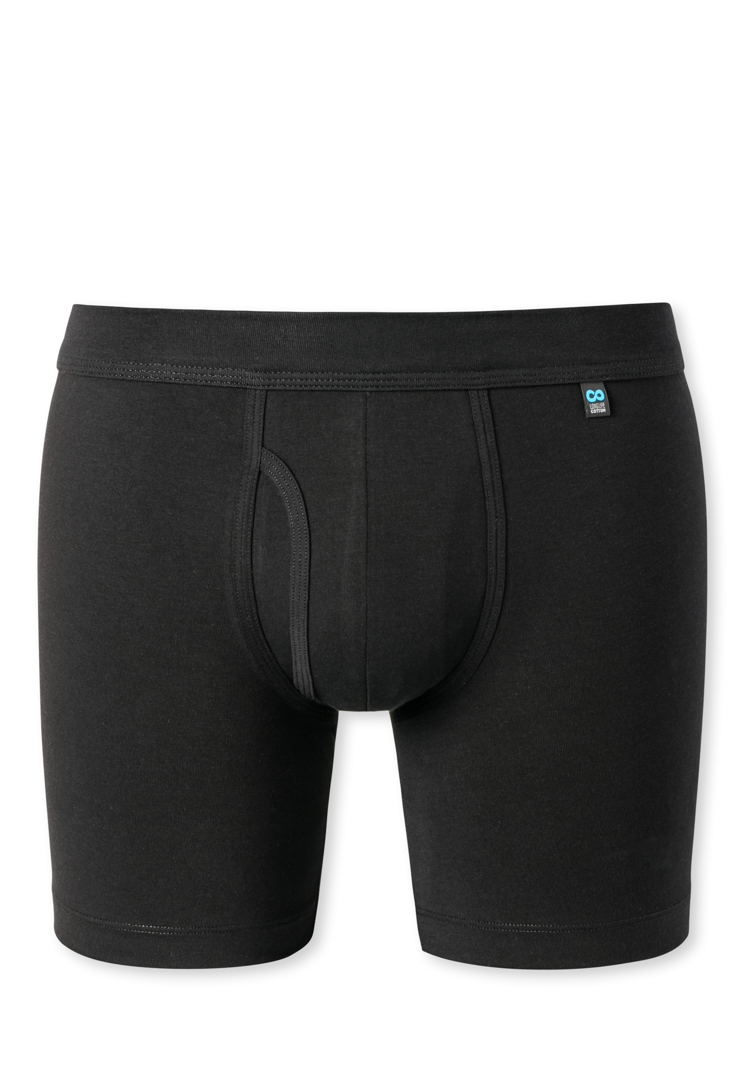 Schiesser Lange Unterhose »Long Life Cotton« mit Eingriff, Cotton-Mix, elastischer Bund