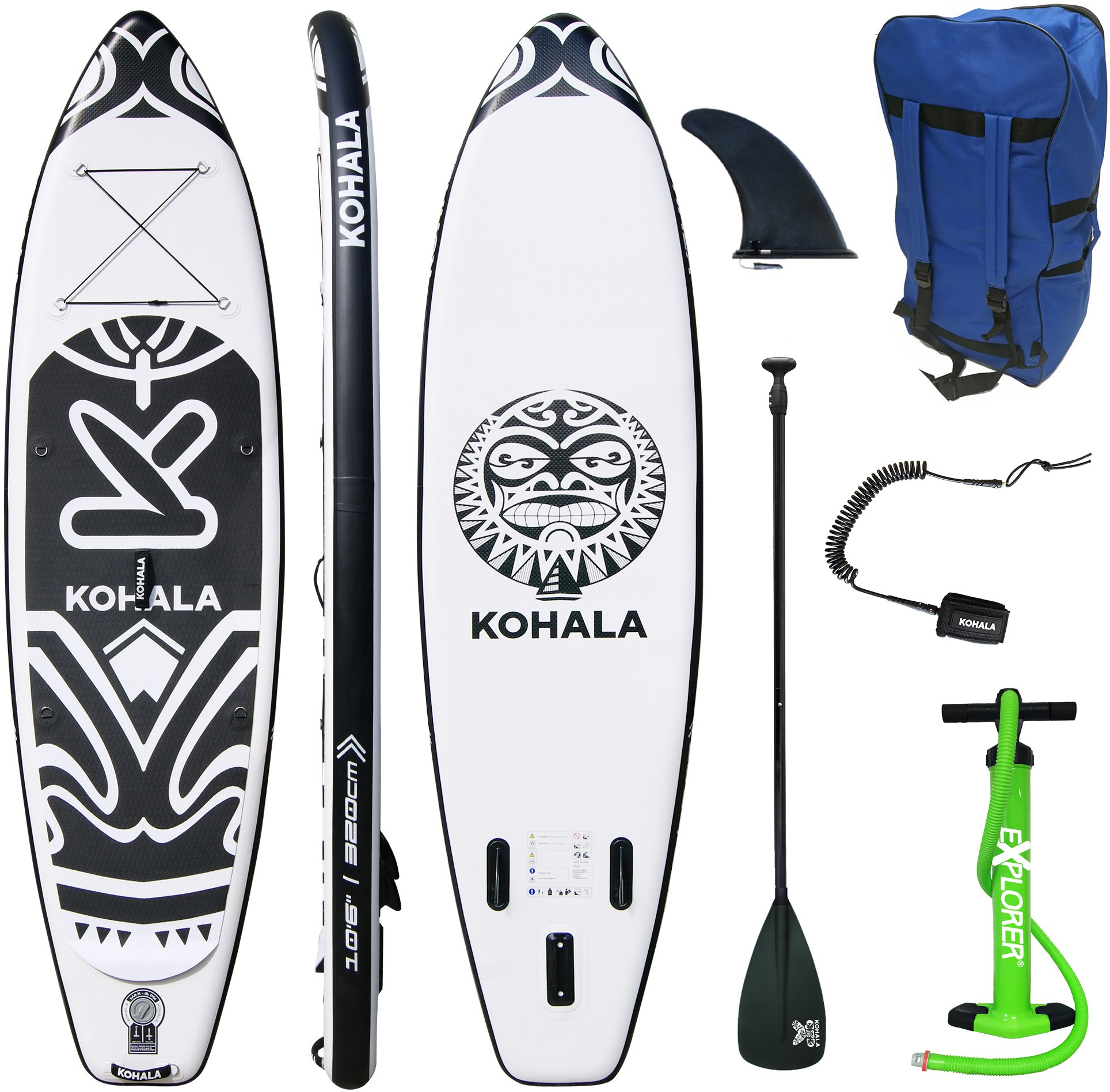 KOHALA SUP-Board »« weiß/schwarz