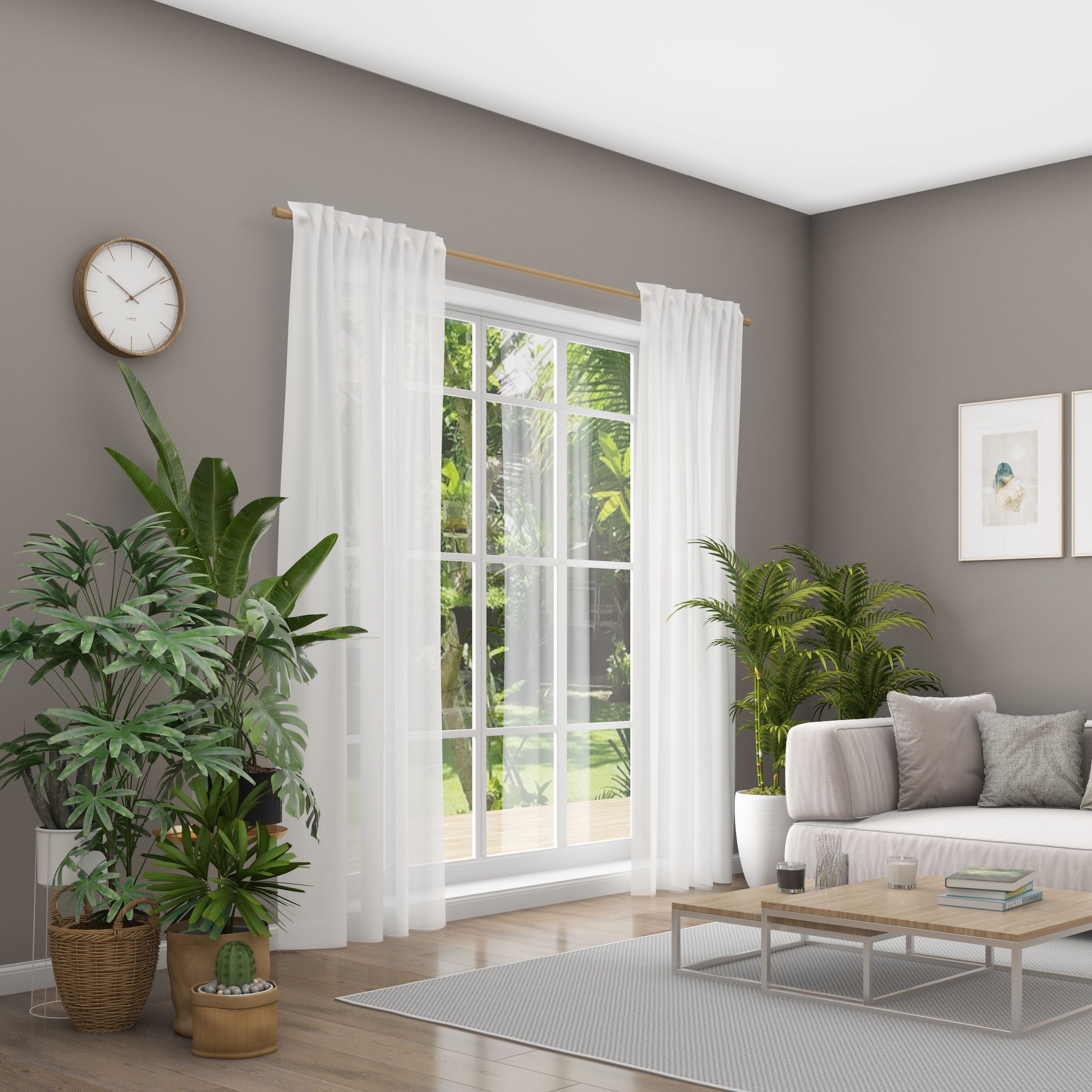 Neutex for you! Vorhang »Kiss«, (1 St.), HxB: 245x142, Schal mit verdeckten günstig online kaufen