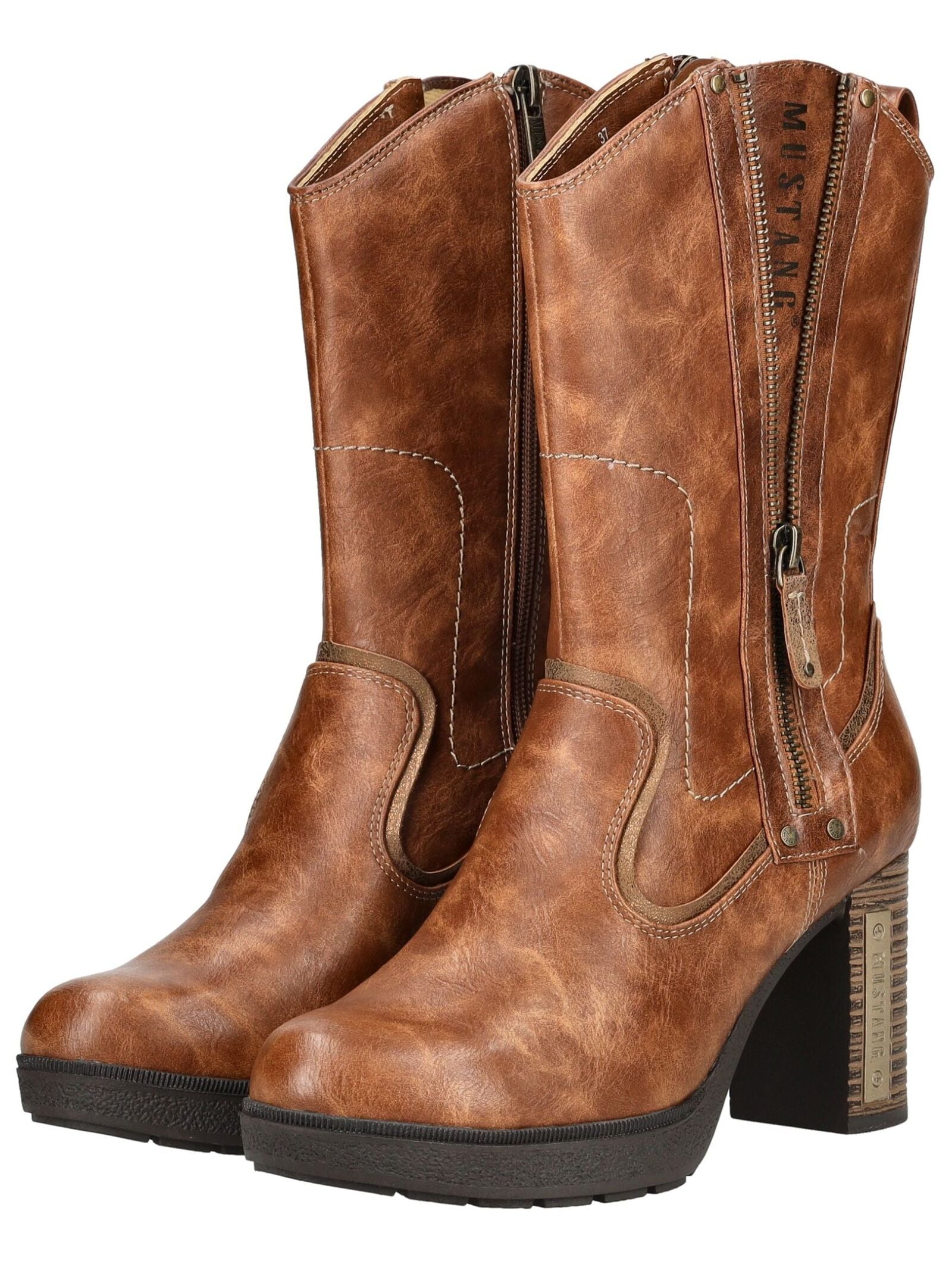Mustang Shoes High-Heel-Stiefel »Mustang Shoes Stiefel Lederimitat«