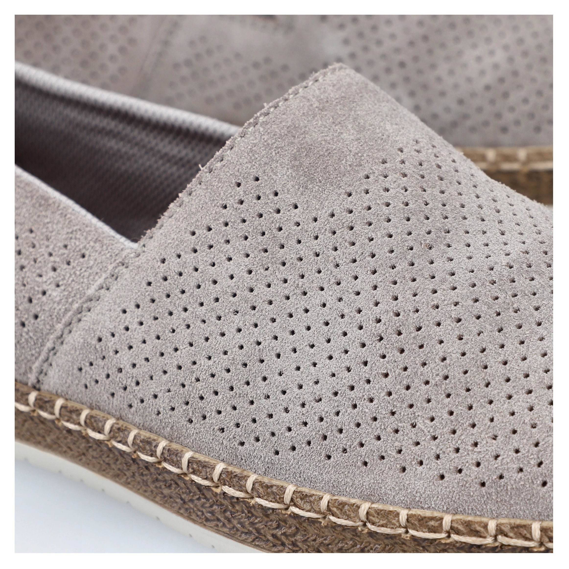 Rieker Slipper, Schlupfschuh, Casual-Slipper, Mokassin mit Perforation