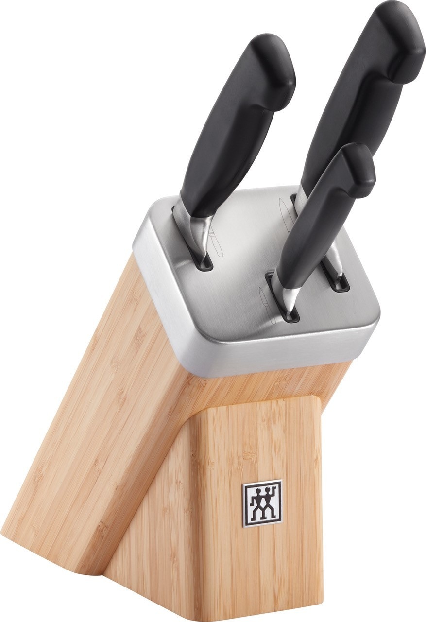 Zwilling Messerblock »**** VIER STERNE«, 4 tlg., Selbstschärfender Messerbl günstig online kaufen