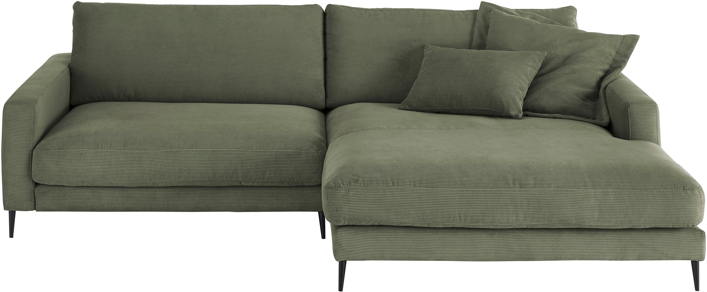Home affaire Ecksofa »Downtown, B/T/H: 272/190/84 cm L-Form« weicher Sitzko günstig online kaufen
