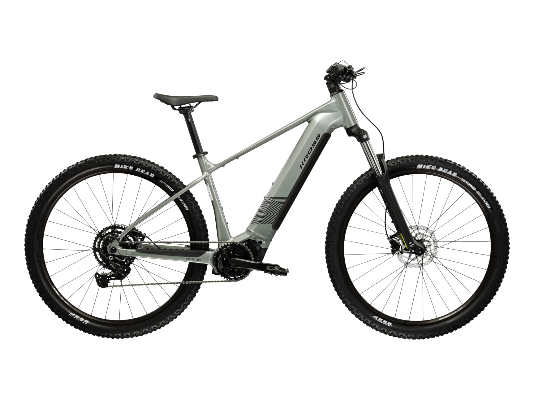 Kross »Influx Hybrid 1.0 20Ah/720Wh 29 Zoll grau 9 Gänge 2026« 9 Gang Shimano CUES U4000 Schaltwerk Kettenschaltung Mittelmotor 250 W