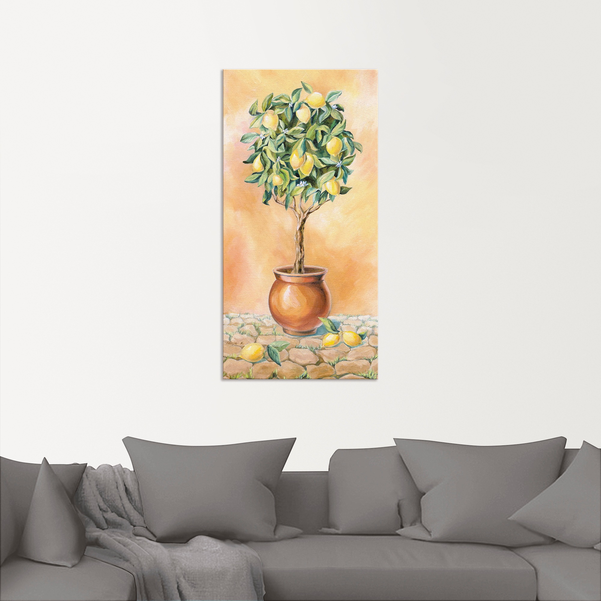Artland Wandbild »Zitronenbaum I«, Pflanzen, (1 St.), als Alubild, Outdoorb günstig online kaufen